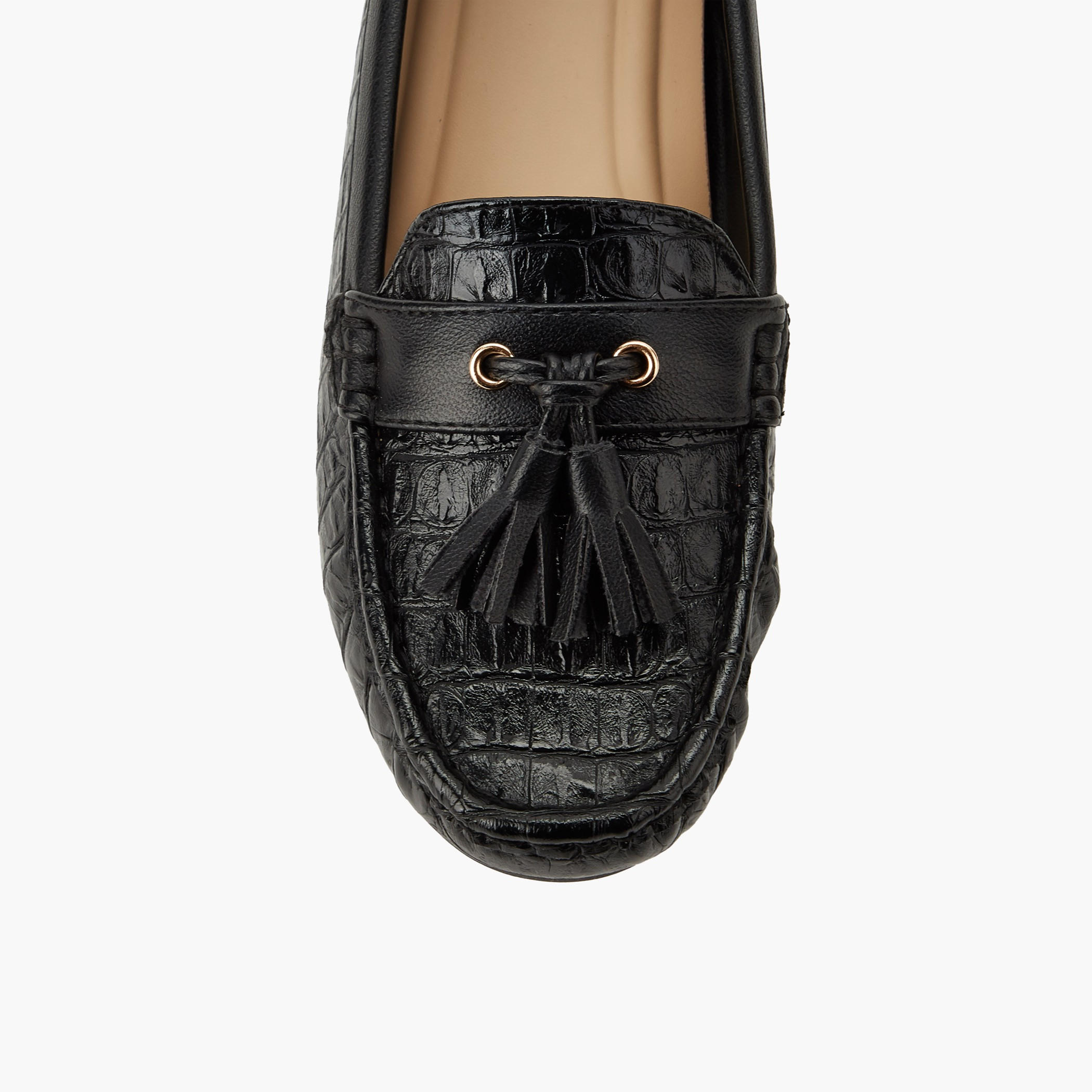 حذاء موكاسين بزينة شرّابة للنساء من فلورا بيلا-women-shoes-flats-moccasins-image-5