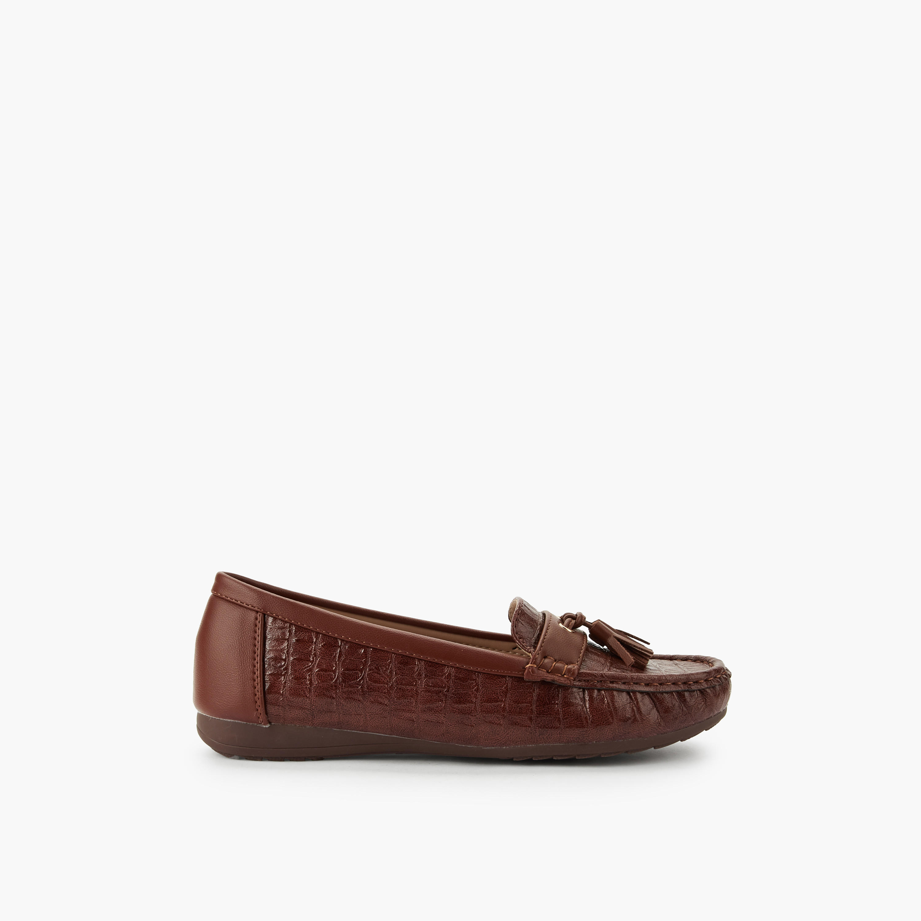 حذاء موكاسين بزينة شرّابة للنساء من فلورا بيلا-women-shoes-flats-moccasins-image-3
