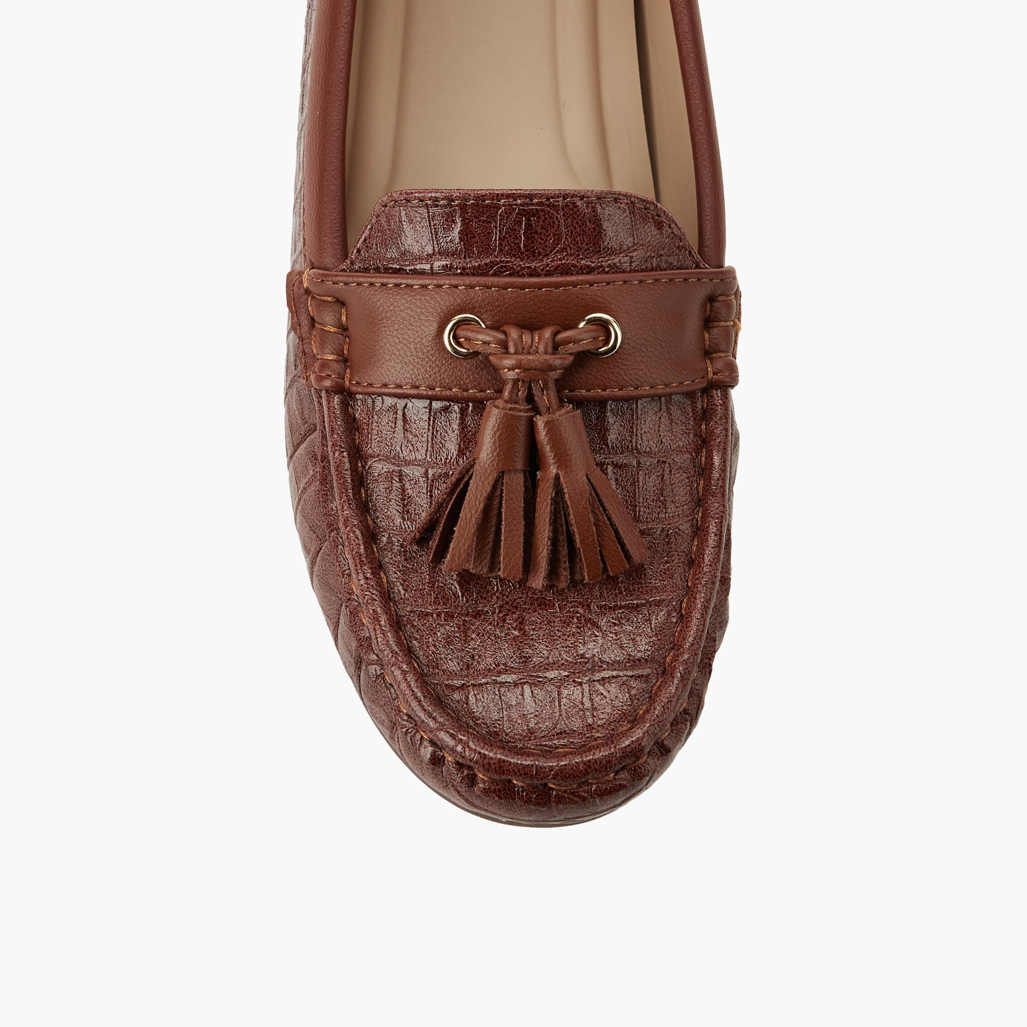 حذاء موكاسين بزينة شرّابة للنساء من فلورا بيلا-women-shoes-flats-moccasins-image-5