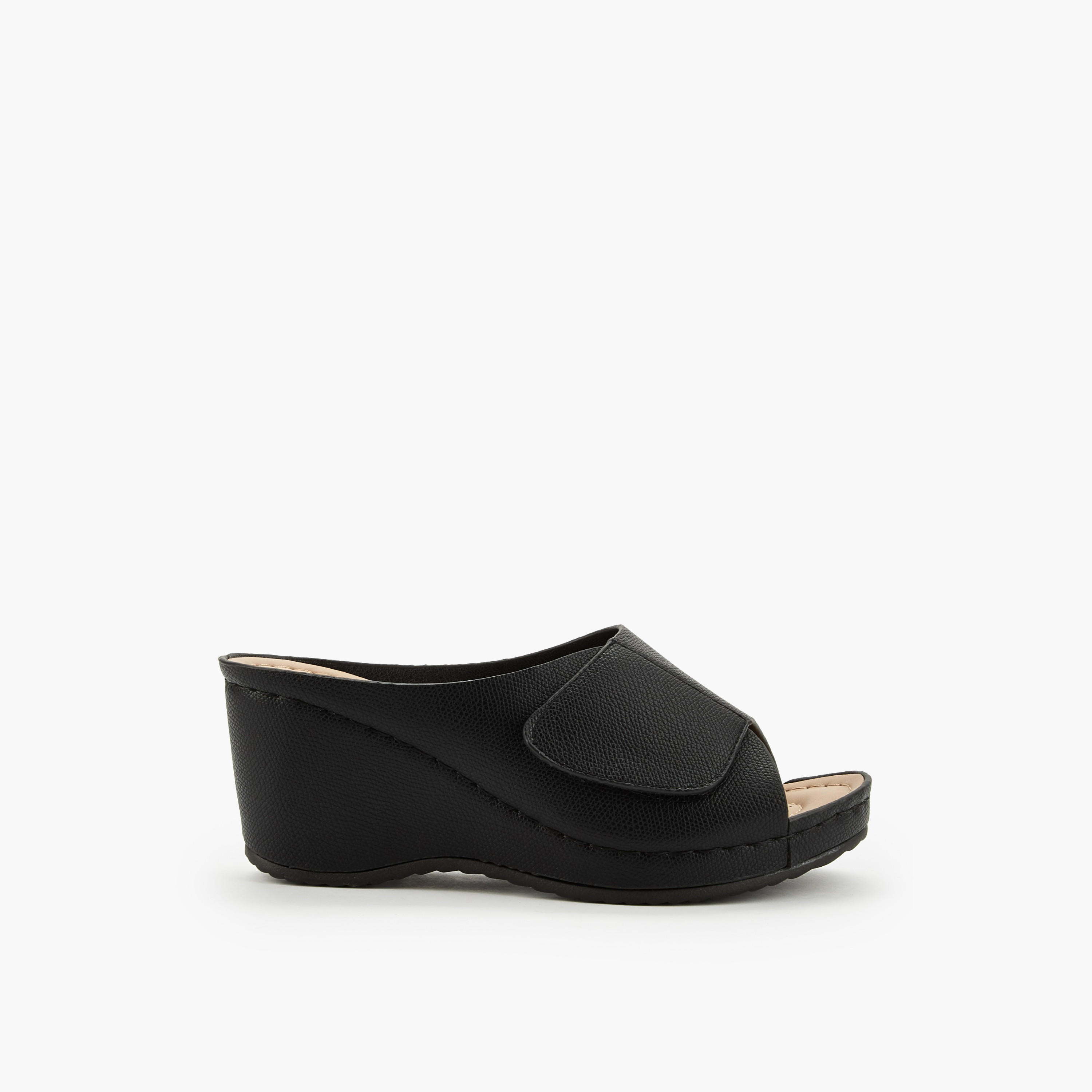 صندل ويدج بارز الملمس للنساء من فلورا بيلا-women-shoes-sandals-heeled-image-3