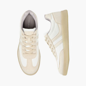 Flora Bella Women Panelled Lace-Up Ankle Sneakers-women-image-1