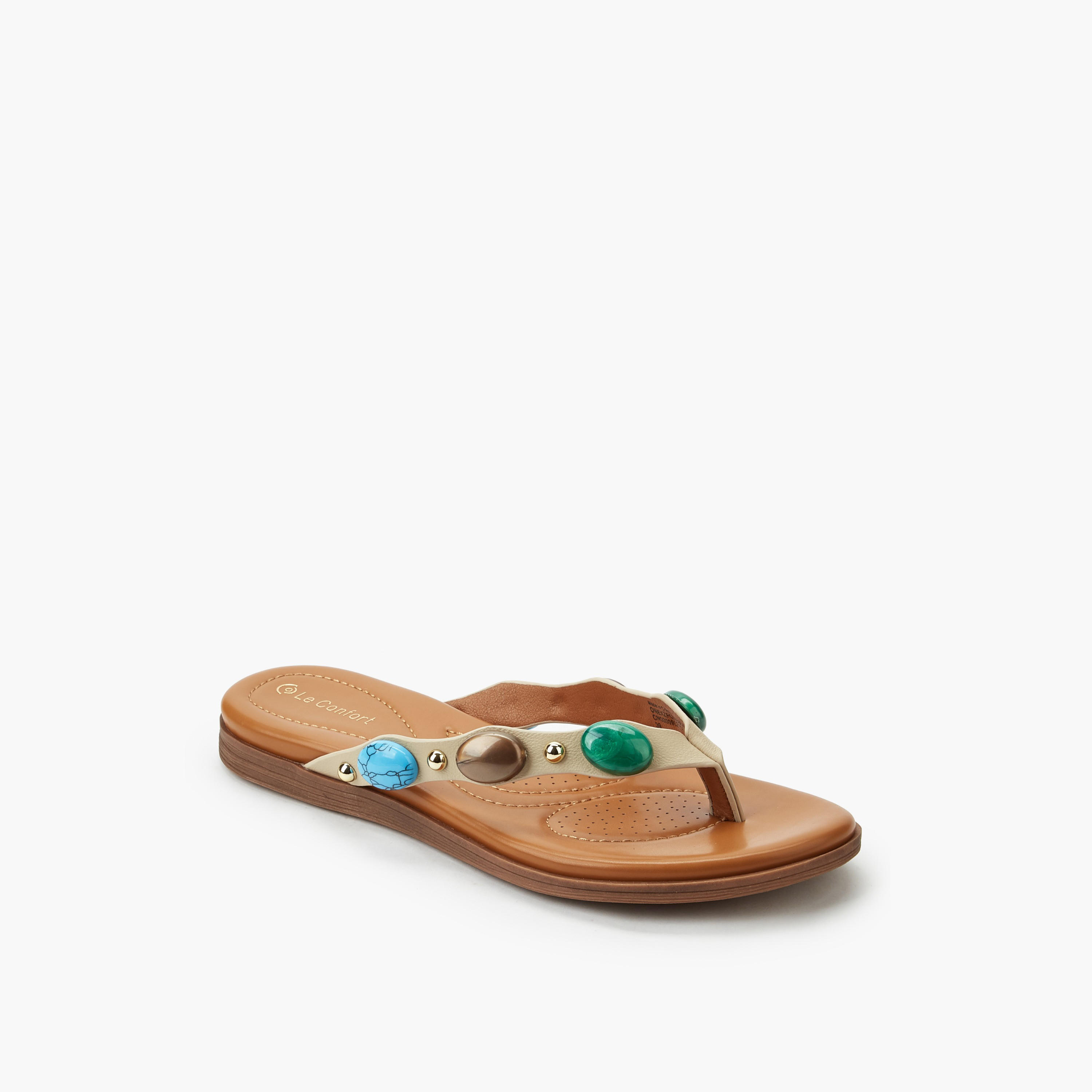 صندل سهل الارتداء للنساء من لو كونفورت-women-shoes-flats-sandals-image-3