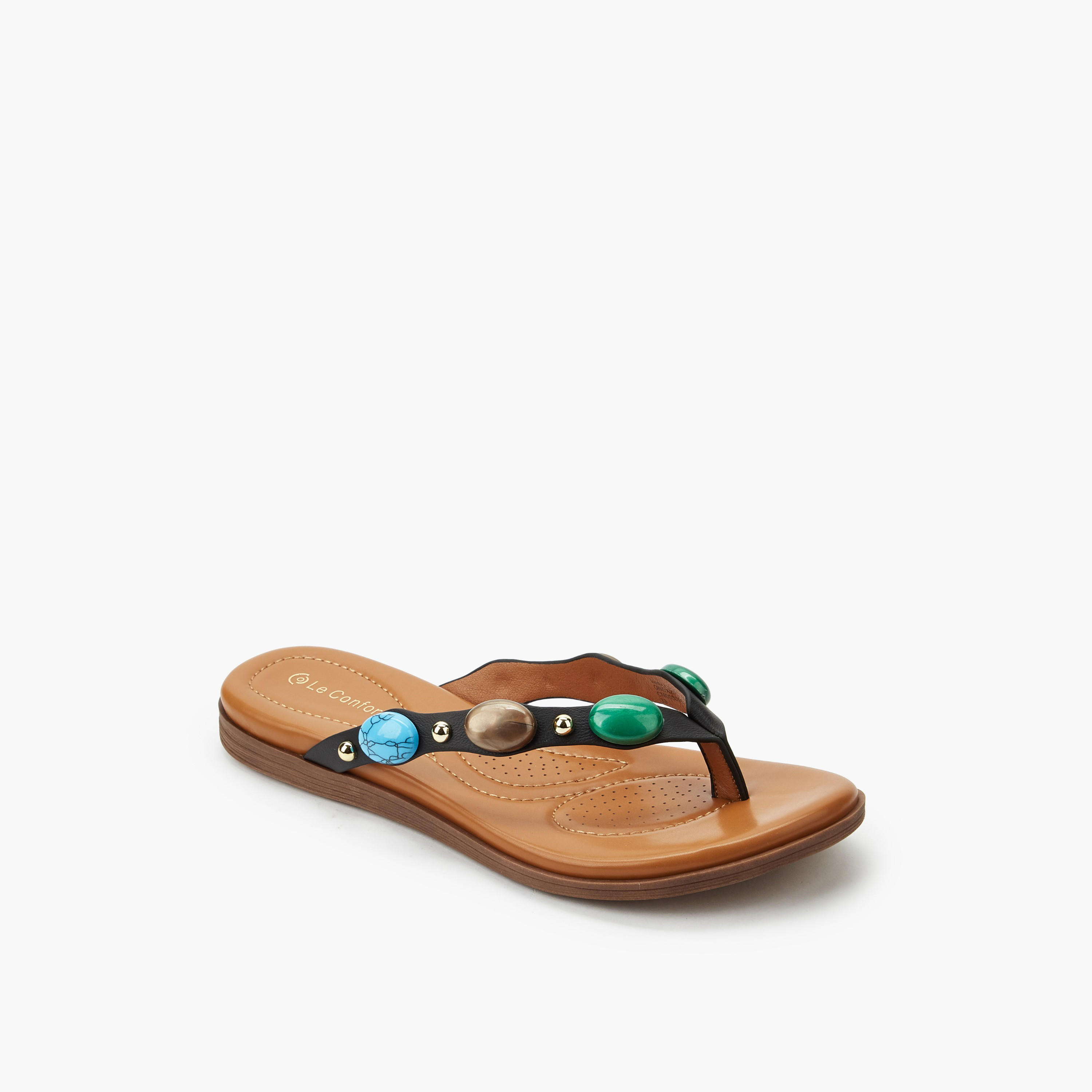 صندل سهل الارتداء للنساء من لو كونفورت-women-shoes-flats-sandals-image-4