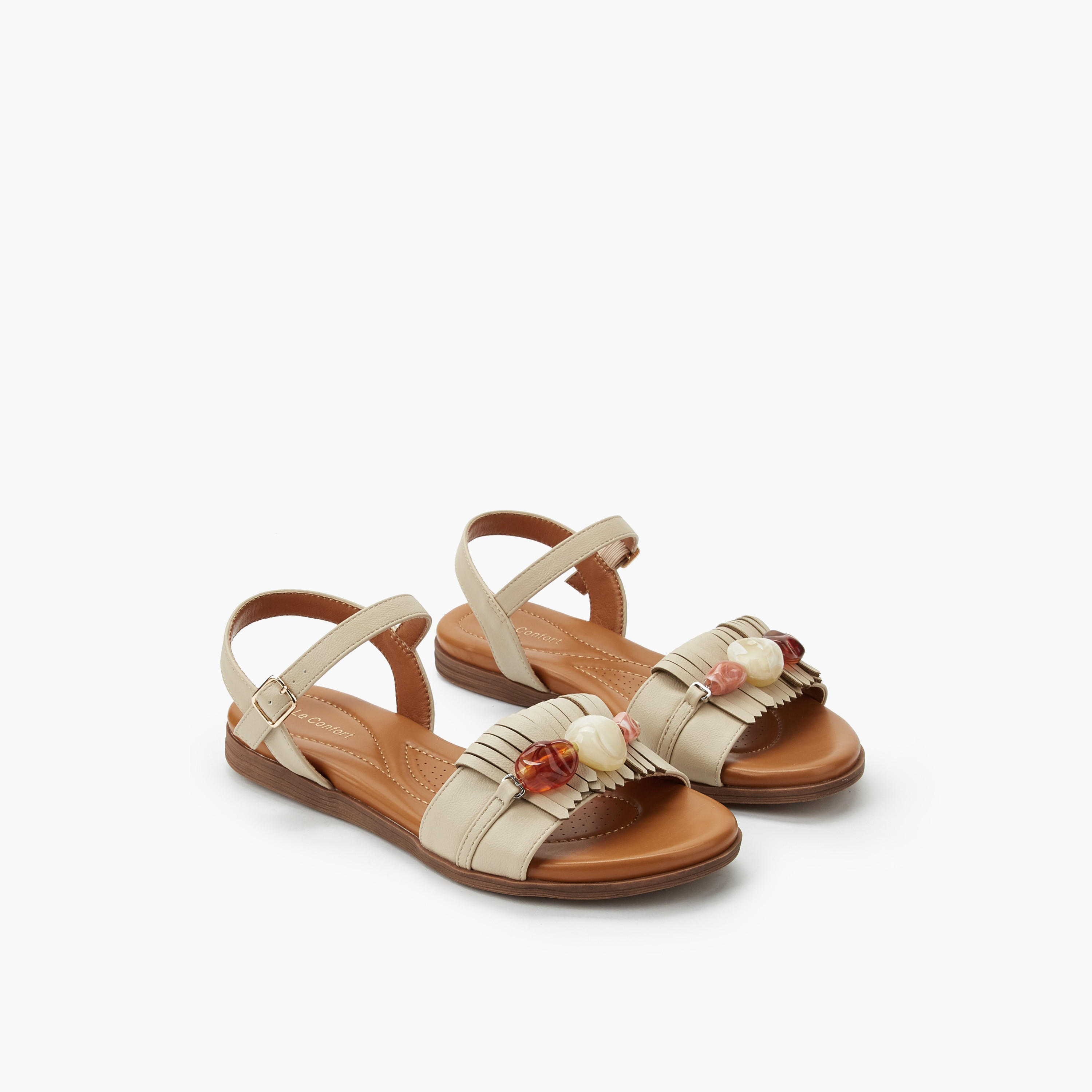 صندل بإبزيم إغلاق للنساء من لو كونفورت-women-shoes-flats-sandals-image-1