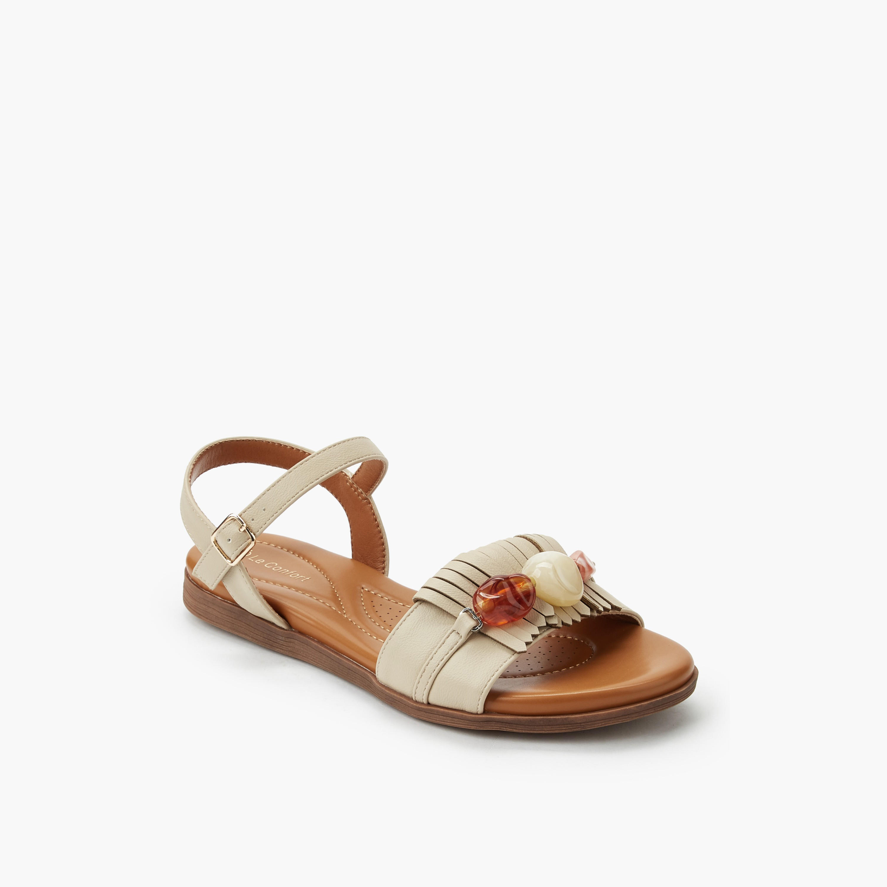 صندل بإبزيم إغلاق للنساء من لو كونفورت-women-shoes-flats-sandals-image-2