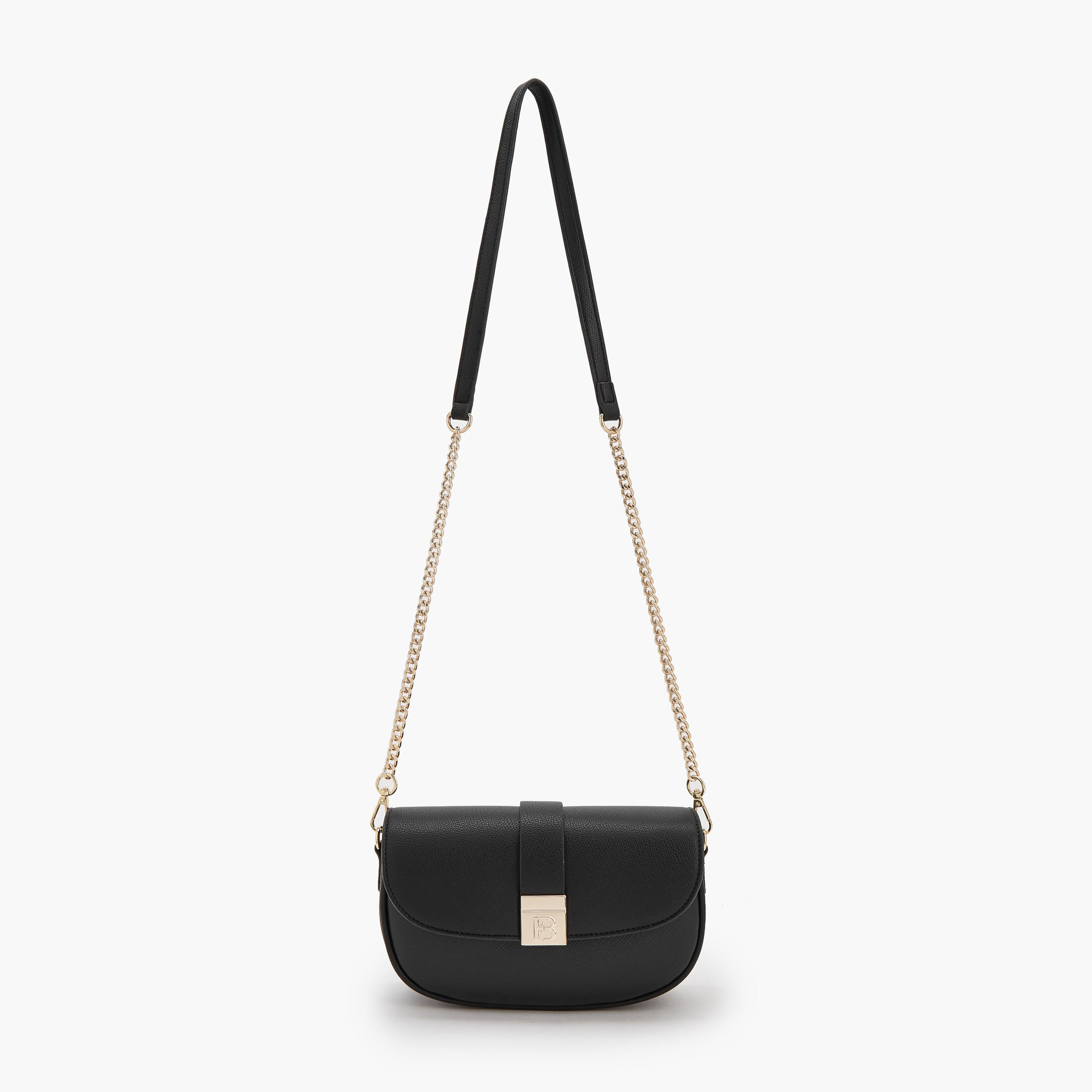 Flora Bella Textured Crossbody Bag with Chain Strap-women-bagsandwallets-handbags-image-2