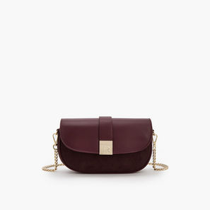 Flora Bella Textured Crossbody Bag with Chain Strap-women-image-1