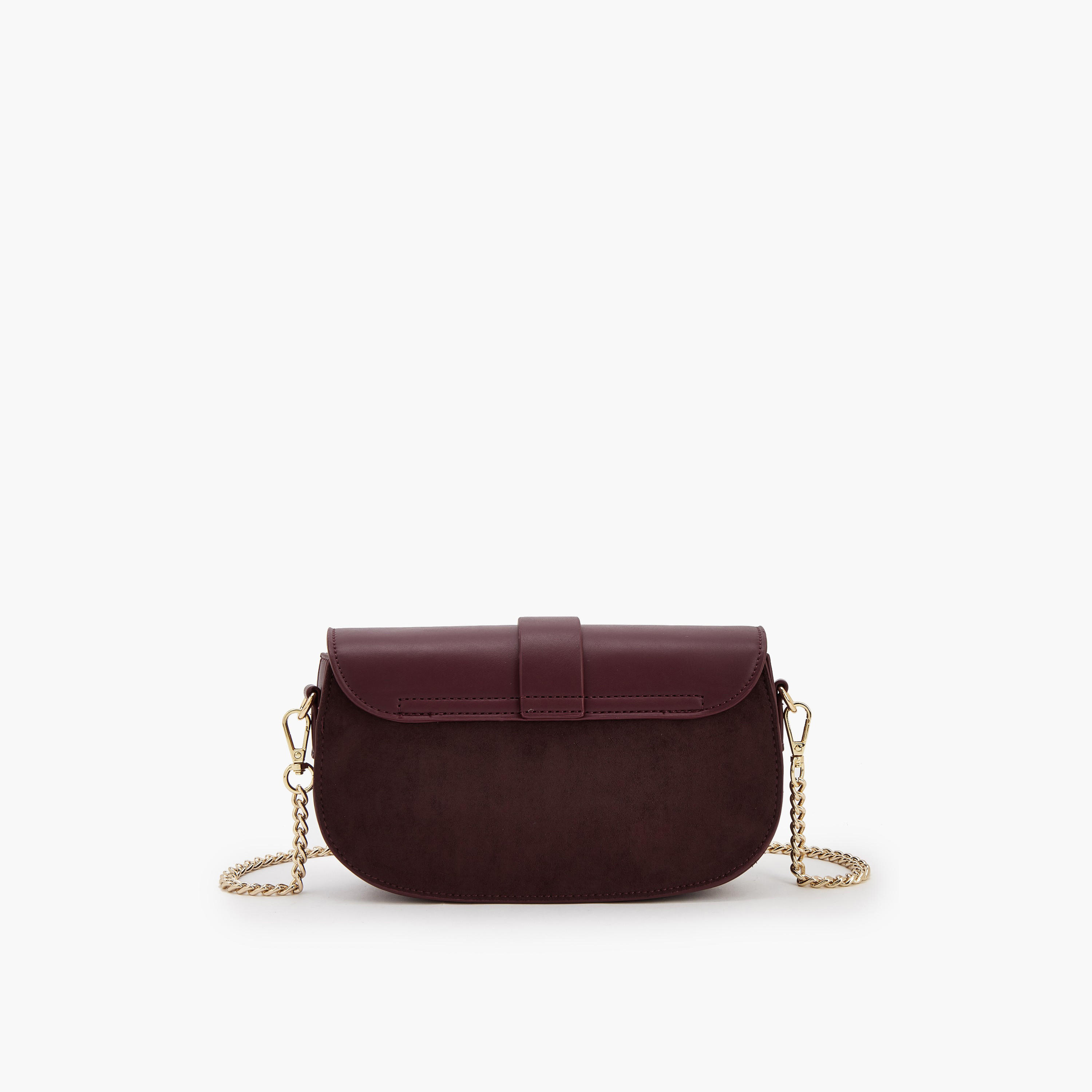 Flora Bella Textured Crossbody Bag with Chain Strap-women-bagsandwallets-handbags-image-5