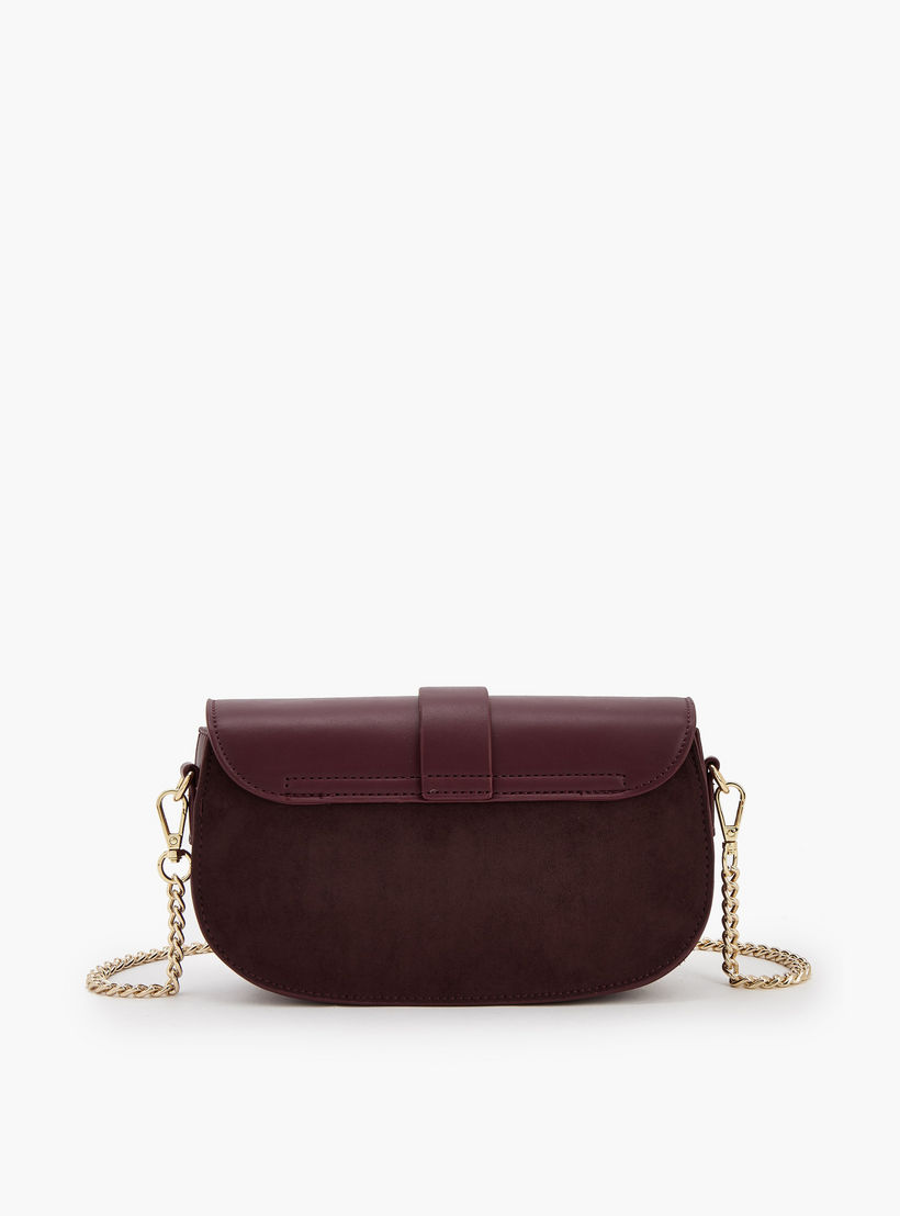 Flora Bella Textured Crossbody Bag with Chain Strap-women-bagsandwallets-handbags-image-5