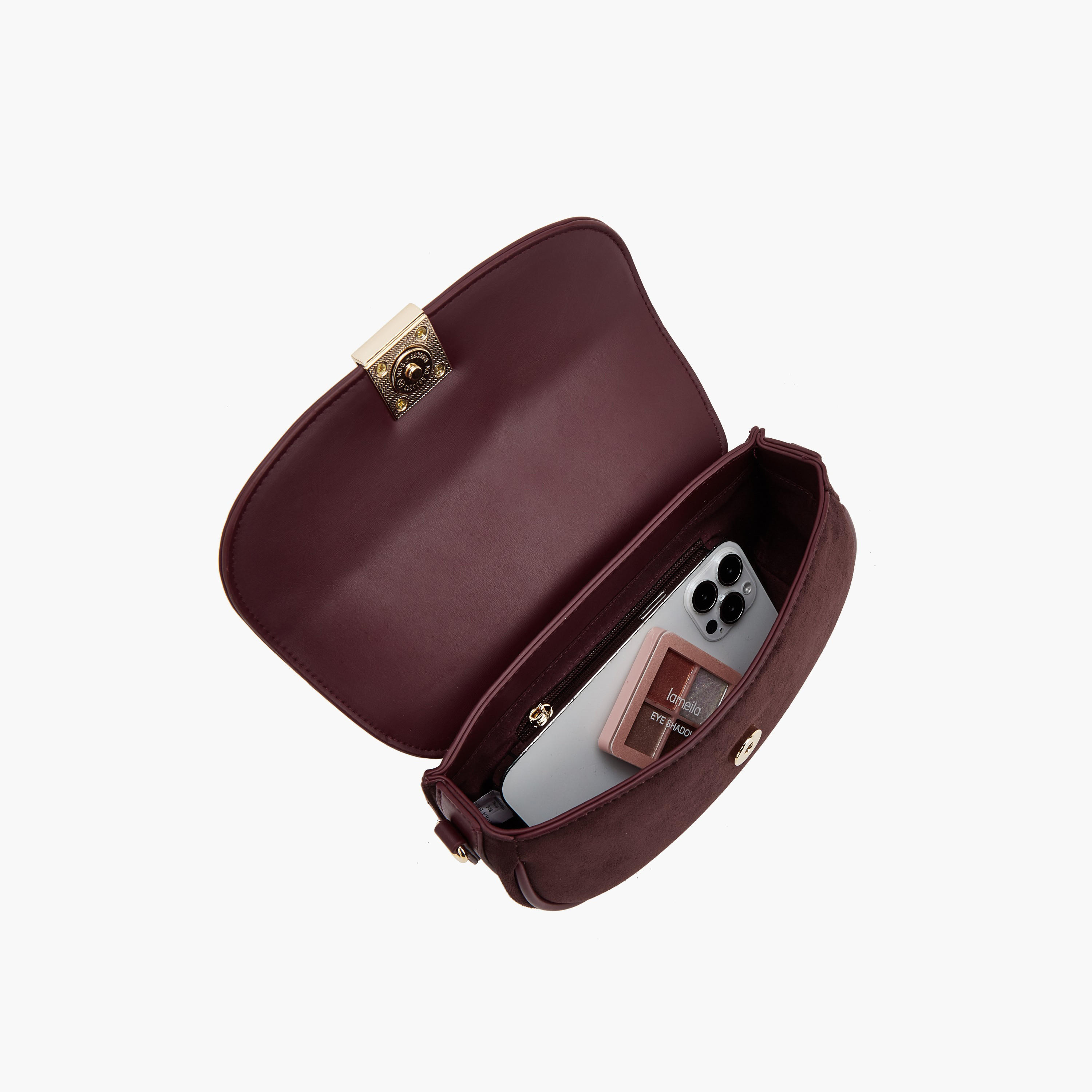 Flora Bella Textured Crossbody Bag with Chain Strap-women-bagsandwallets-handbags-image-7