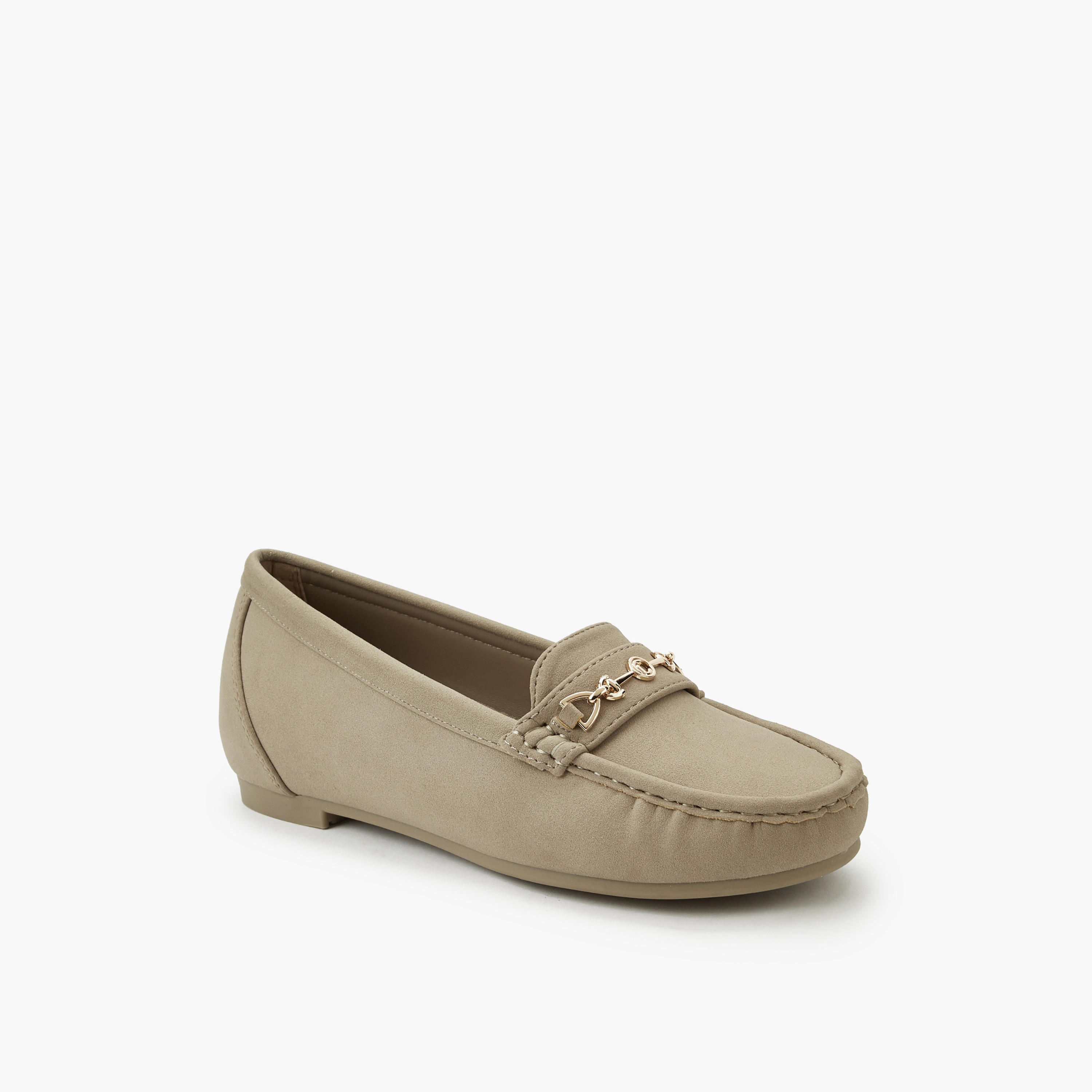 حذاء لوفر بزينة معدن للنساء من لو كونفورت-women-shoes-sandals-heeled-image-2