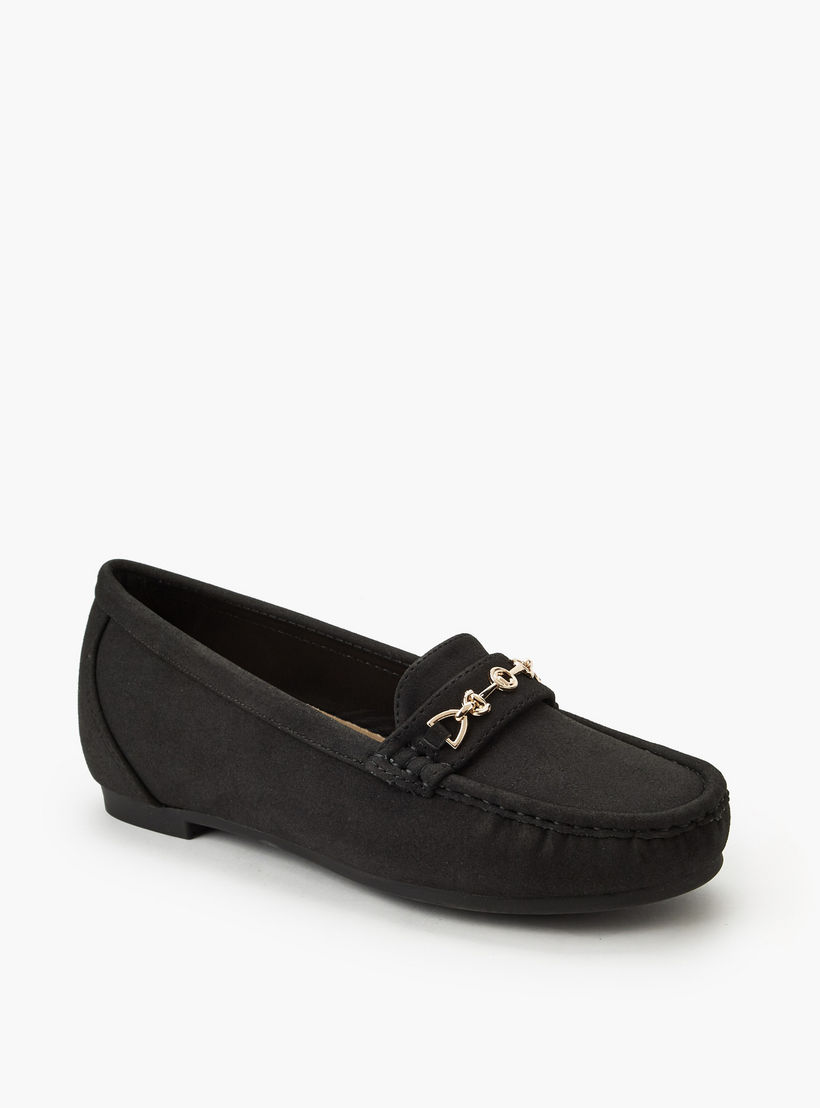Le Confort Women Metal Accent Loafers-women-shoes-sandals-heeled-image-2