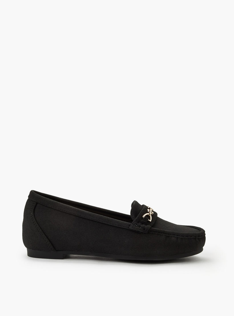 Le Confort Women Metal Accent Loafers-women-shoes-sandals-heeled-image-3