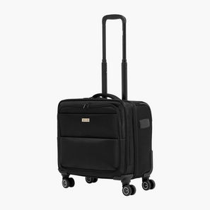 WAVE Solid Softcase Trolley Bag with Retractable Handle-travel-luggagesandbags-image-1