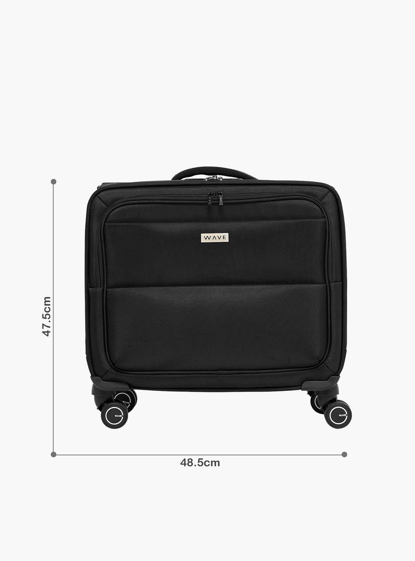 WAVE Solid Softcase Trolley Bag with Retractable Handle-travel-luggagesandbags-luggage-image-2