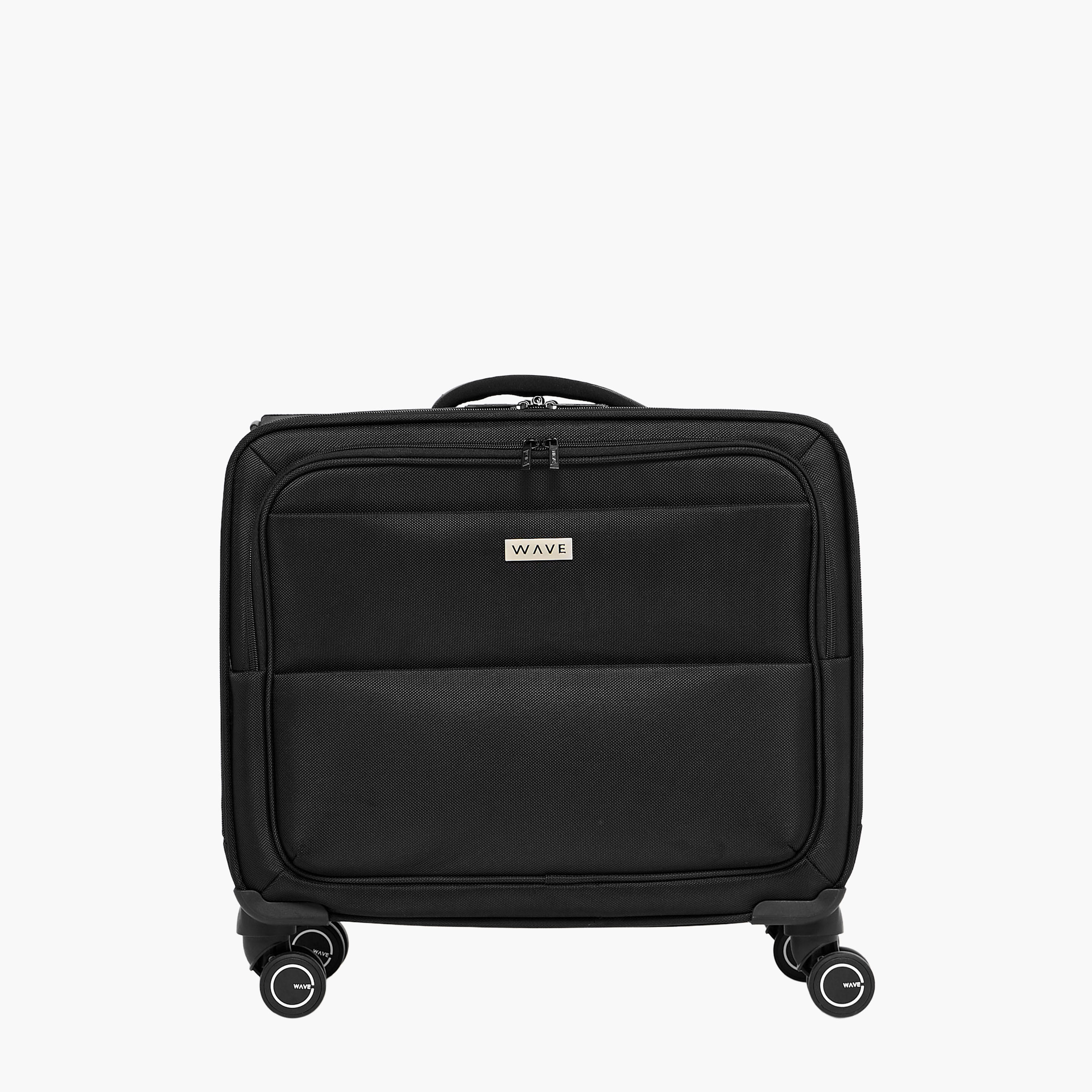 WAVE Solid Softcase Trolley Bag with Retractable Handle-travel-luggagesandbags-luggage-image-3