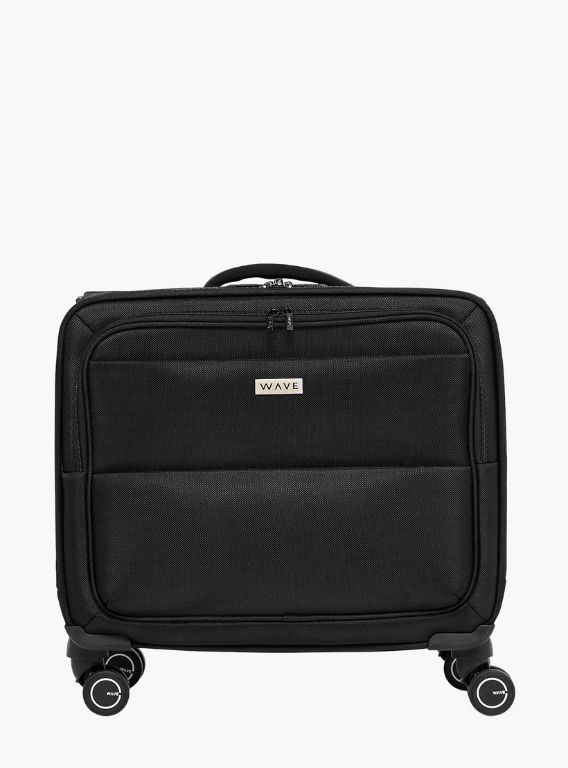 WAVE Solid Softcase Trolley Bag with Retractable Handle-travel-luggagesandbags-luggage-image-3