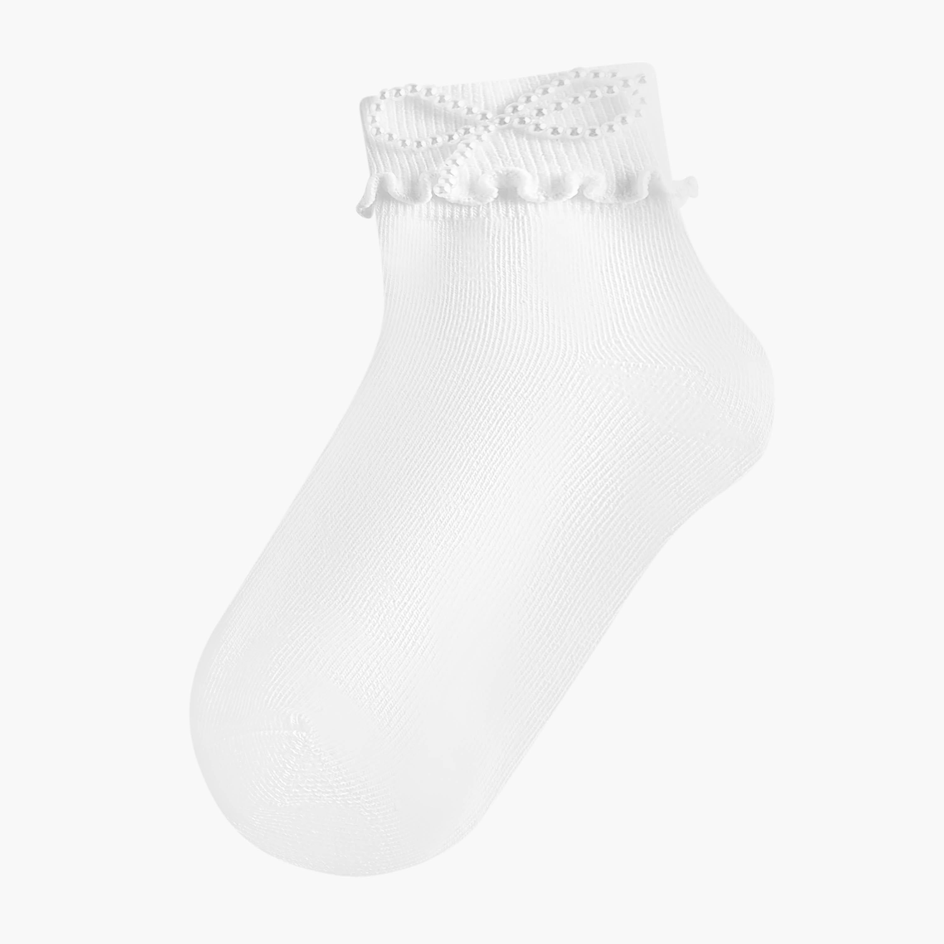 Pack of 3 Celeste Girls Socks with Applique Detail-girls-accessories-socks-image-2