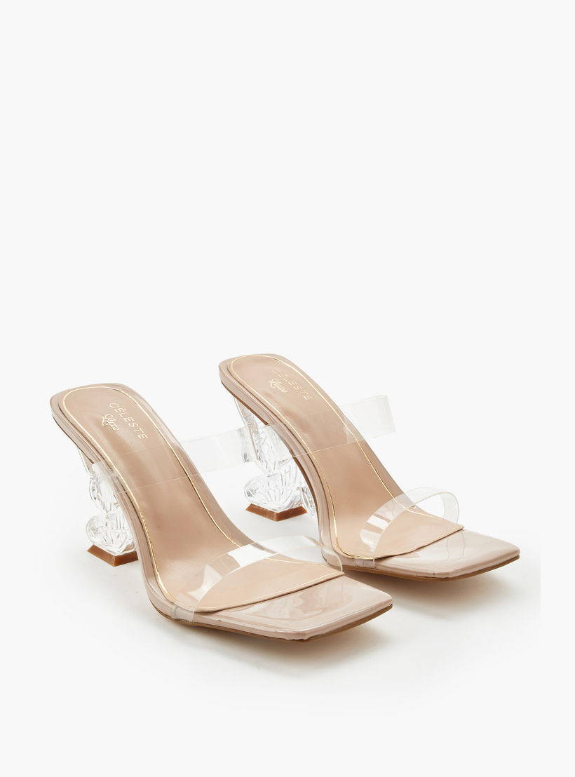 Celeste Womens Butterfly Shaped Heel Sandals-women-shoes-sandals-heeled-image-1