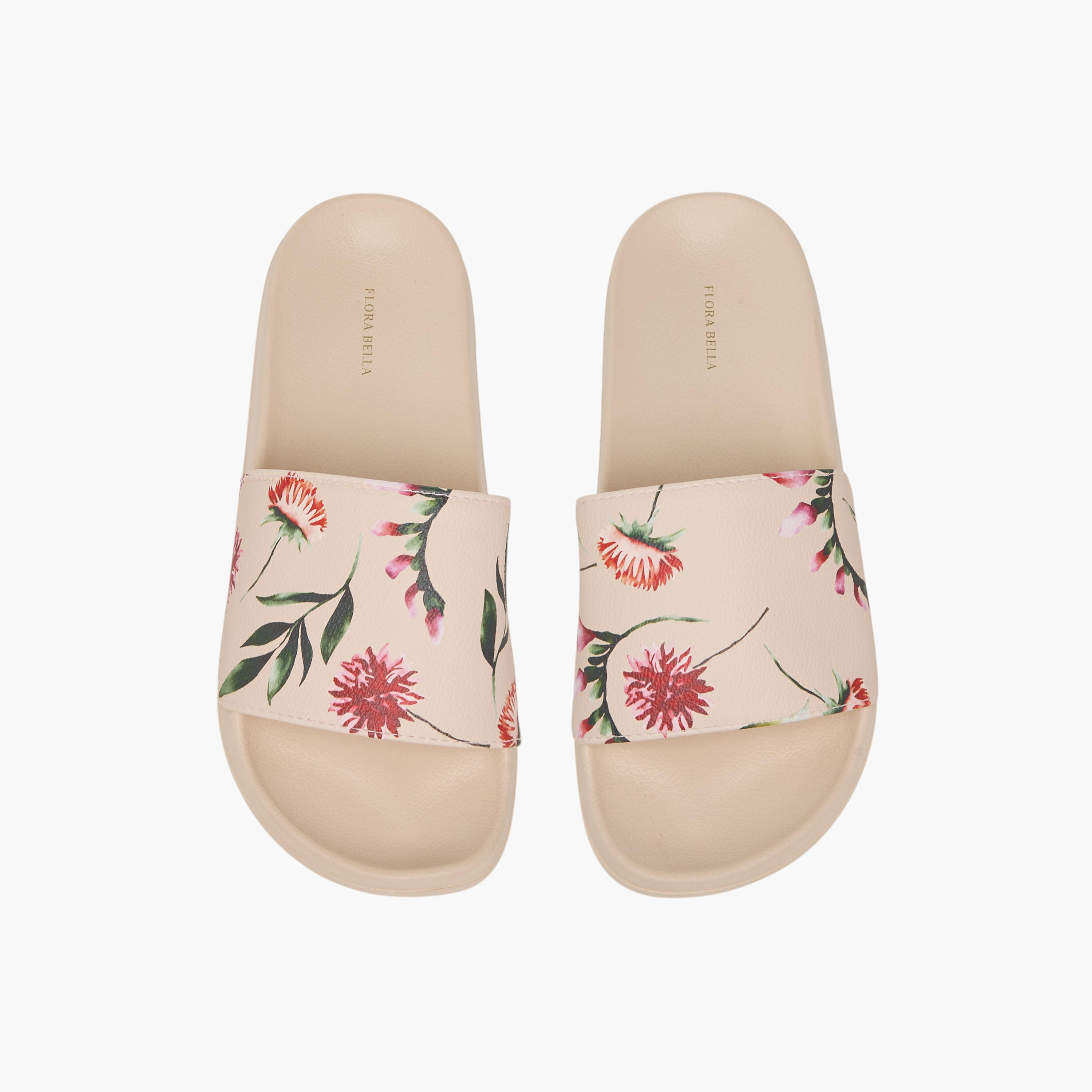Flora Bella Women Floral Print Slides-women-shoes-flipflopsandslides-image-1