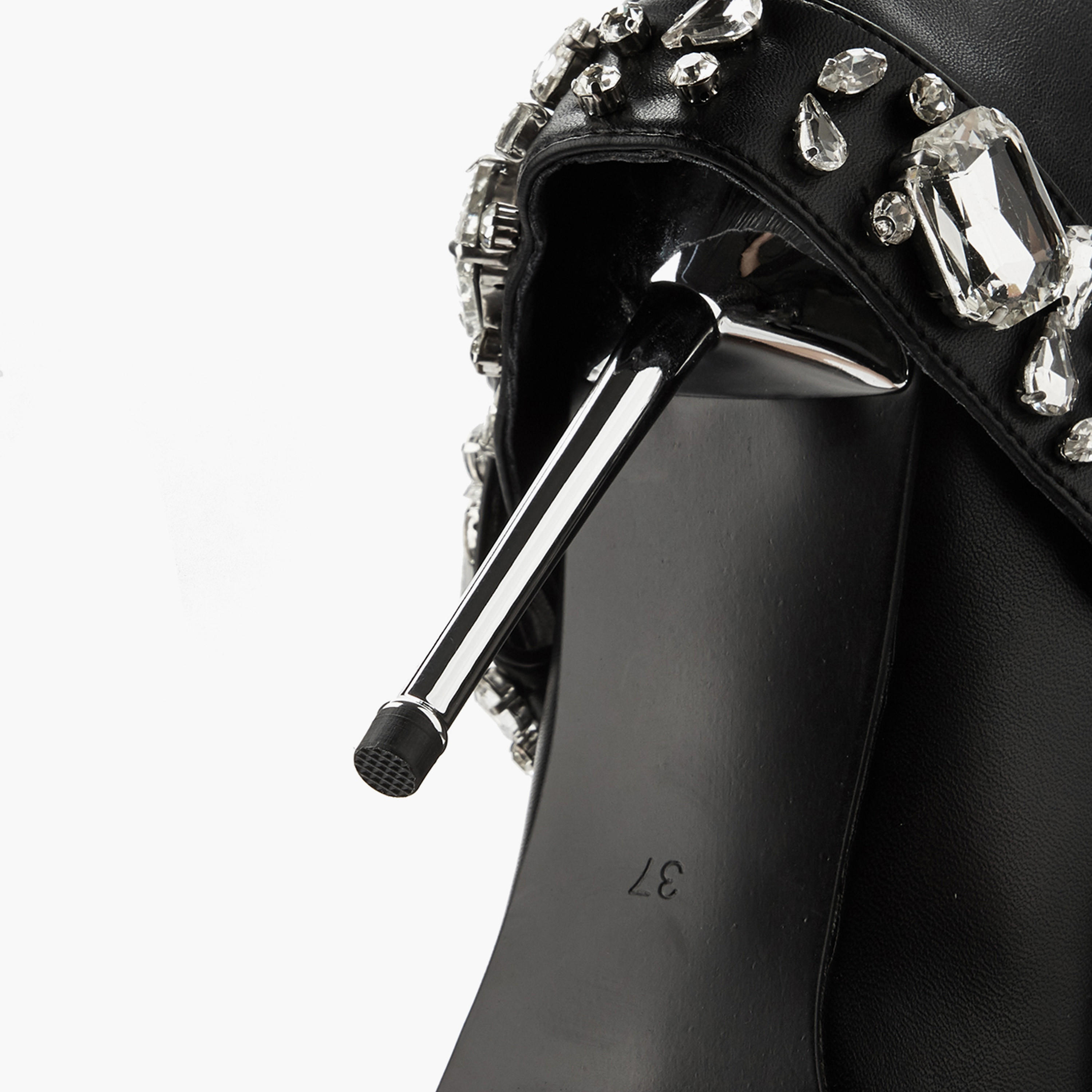 بوت شافت عالي مرصّع بمقدمة مفتوحة للنساء من سيليست-women-shoes-boots-image-5