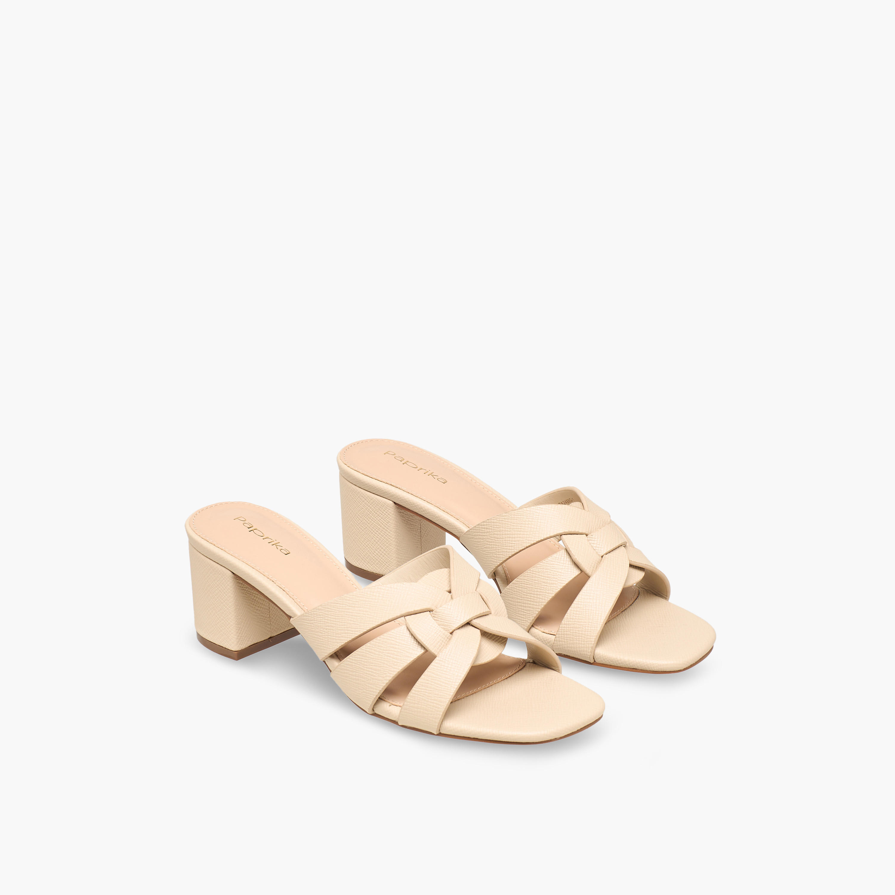 صندل بارز الملمس بكعب سميك للنساء من بابريكا-women-shoes-sandals-heeled-image-1