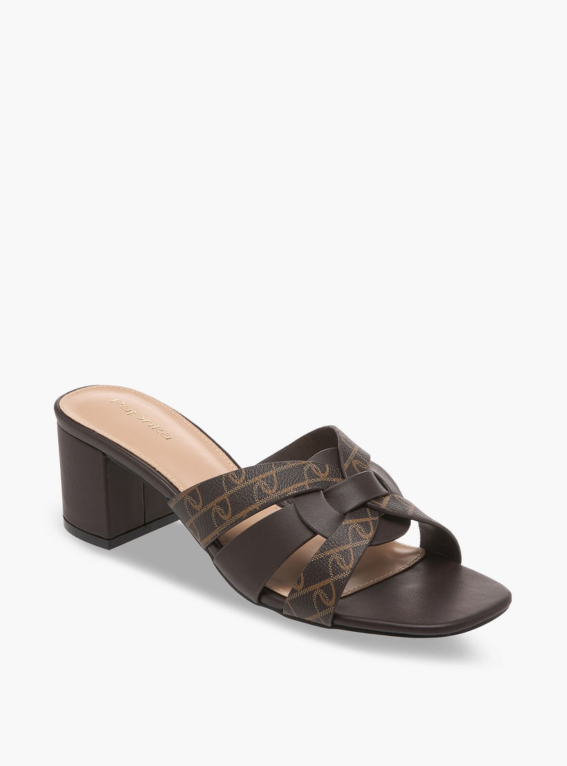 Paprika Women Printed Block Heel Slip-On Sandals-women-shoes-sandals-heeled-image-2