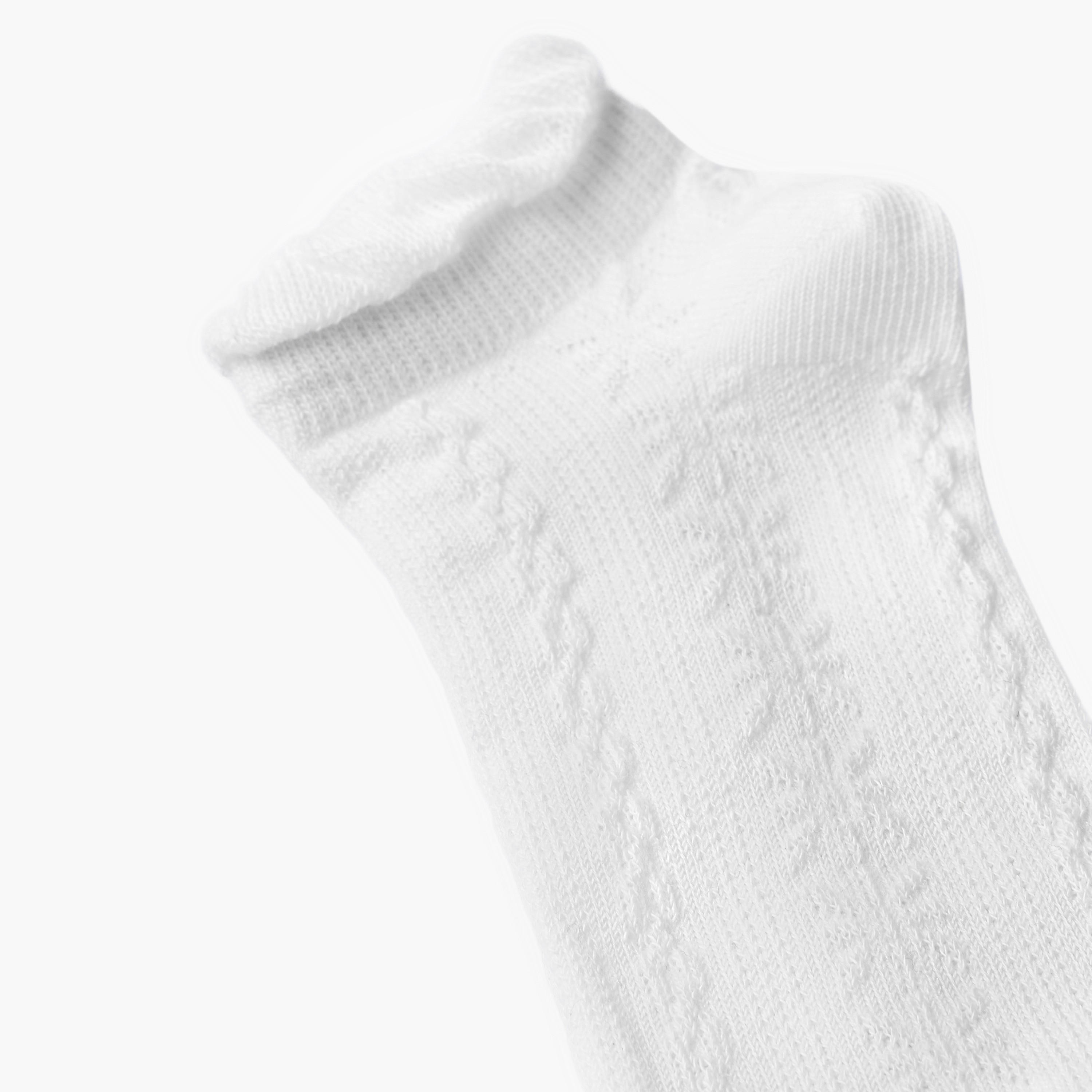 طقم من 5 - جوارب طول الكاحل للأطفال من جونيورز-girls-accessories-socks-image-3