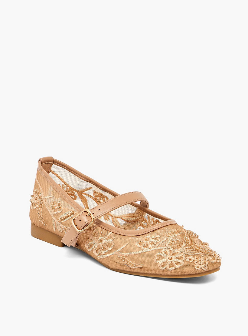 Flora Bella by Shoexpress Women Embroidered Ballerina Shoes-women-shoes-ballerinas-image-2