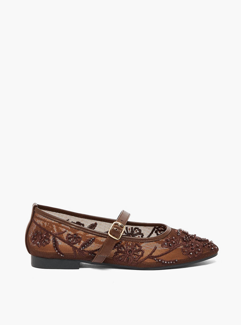 Flora Bella by Shoexpress Women Embroidered Ballerina Shoes-women-shoes-ballerinas-image-3