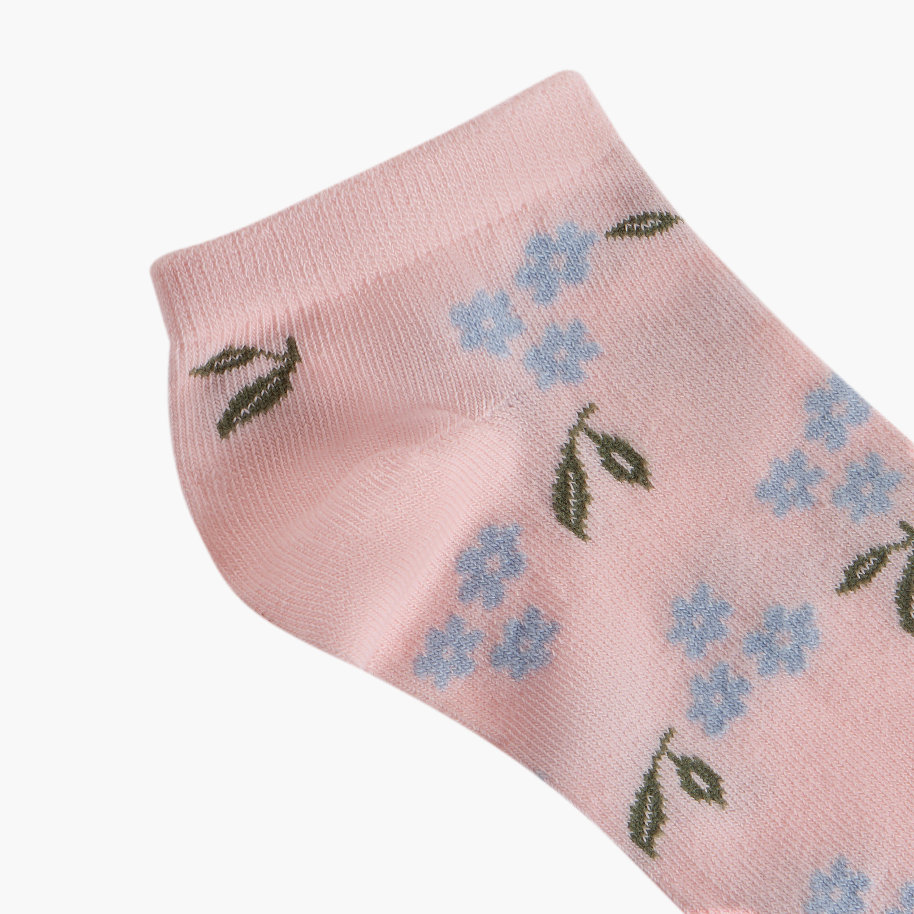 Celeste Assorted Ankle Length Socks - Set of 5-women-socksandstockings-image-3