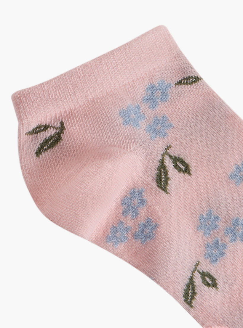 Celeste Assorted Ankle Length Socks - Set of 5-women-socksandstockings-image-3