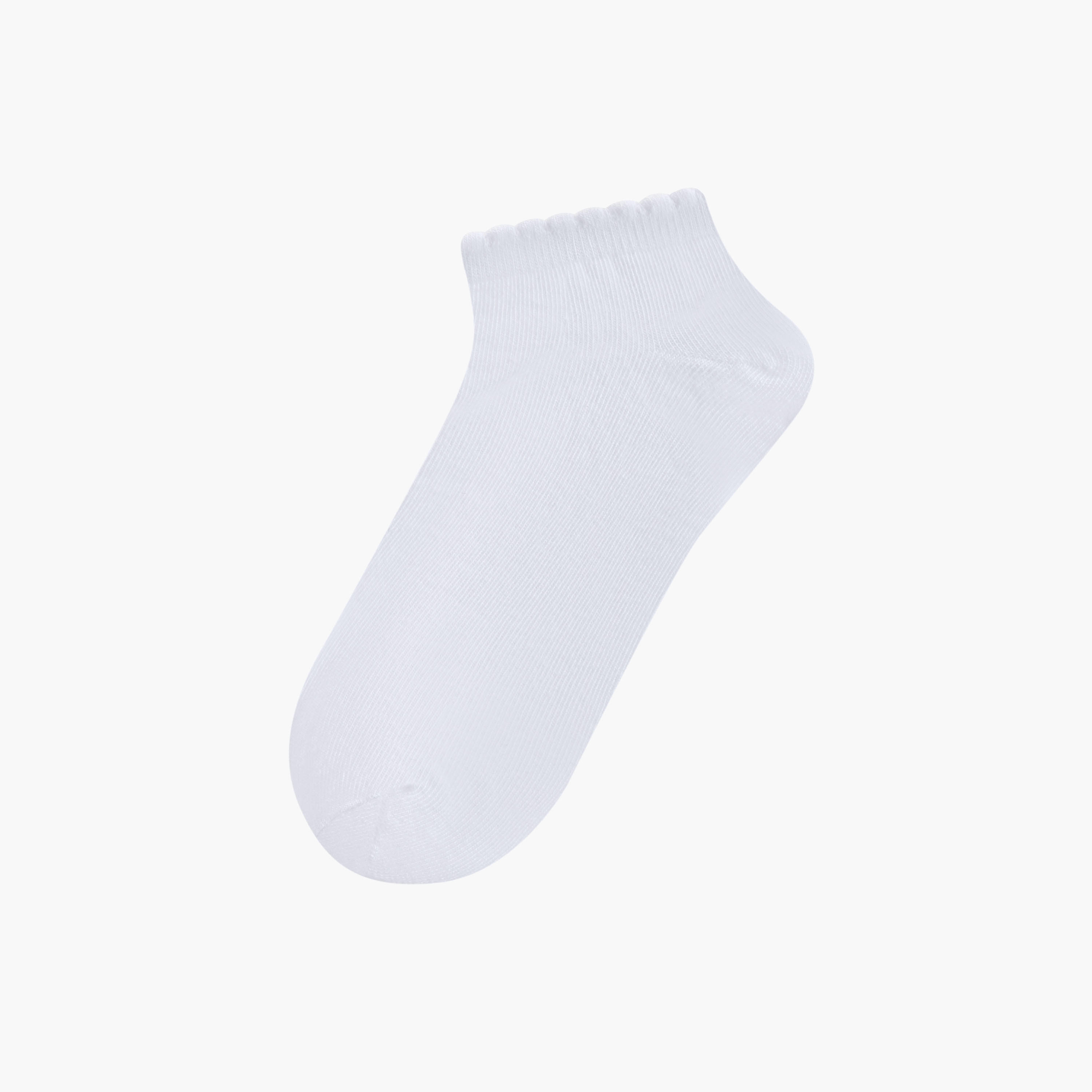 Juniors Solid Ankle Length Socks - Set of 5-girls-accessories-socks-image-2