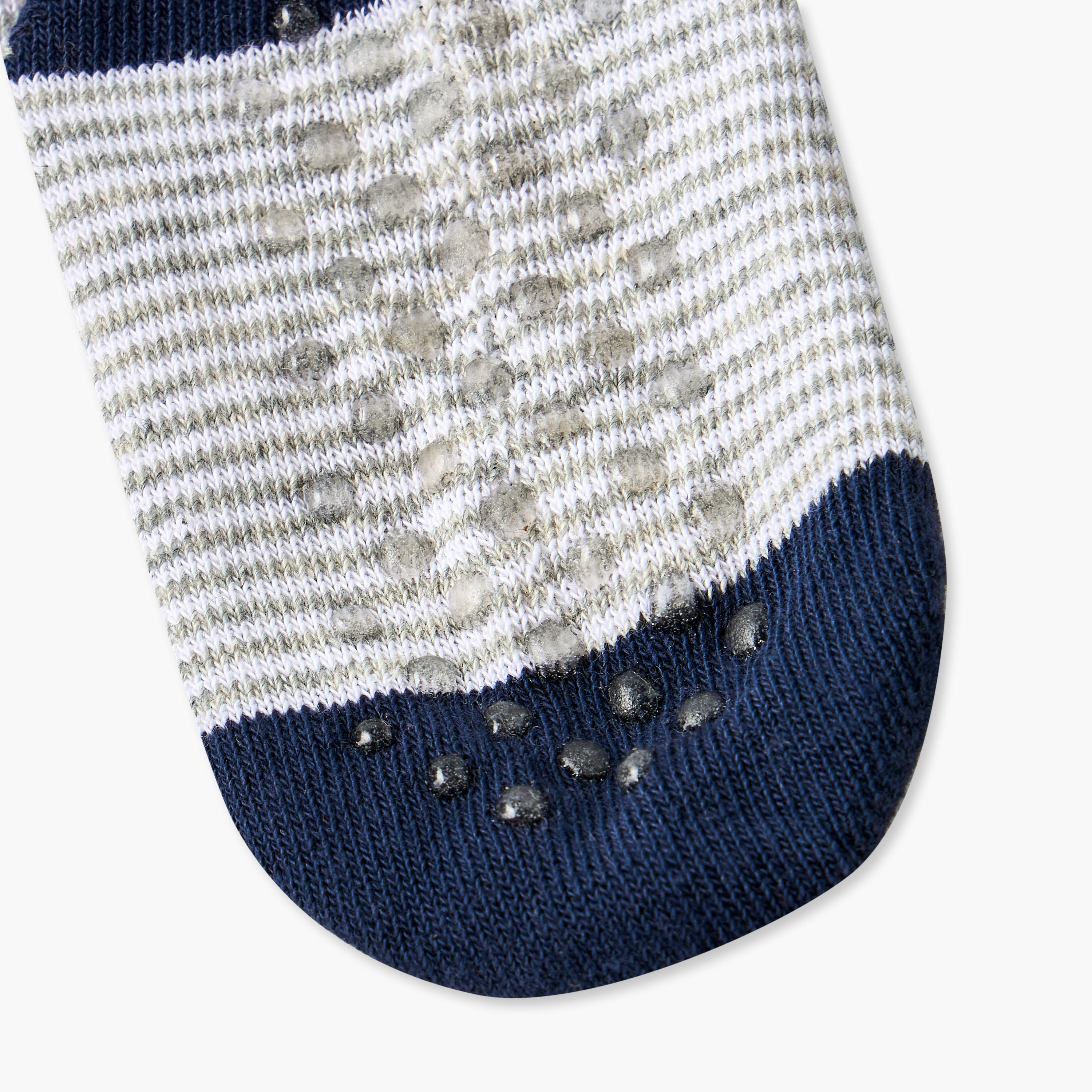 Pack of 5 Barefeet Cotton Ankle Length Baby Boys Socks with Strips-boys-accessories-socks-image-10
