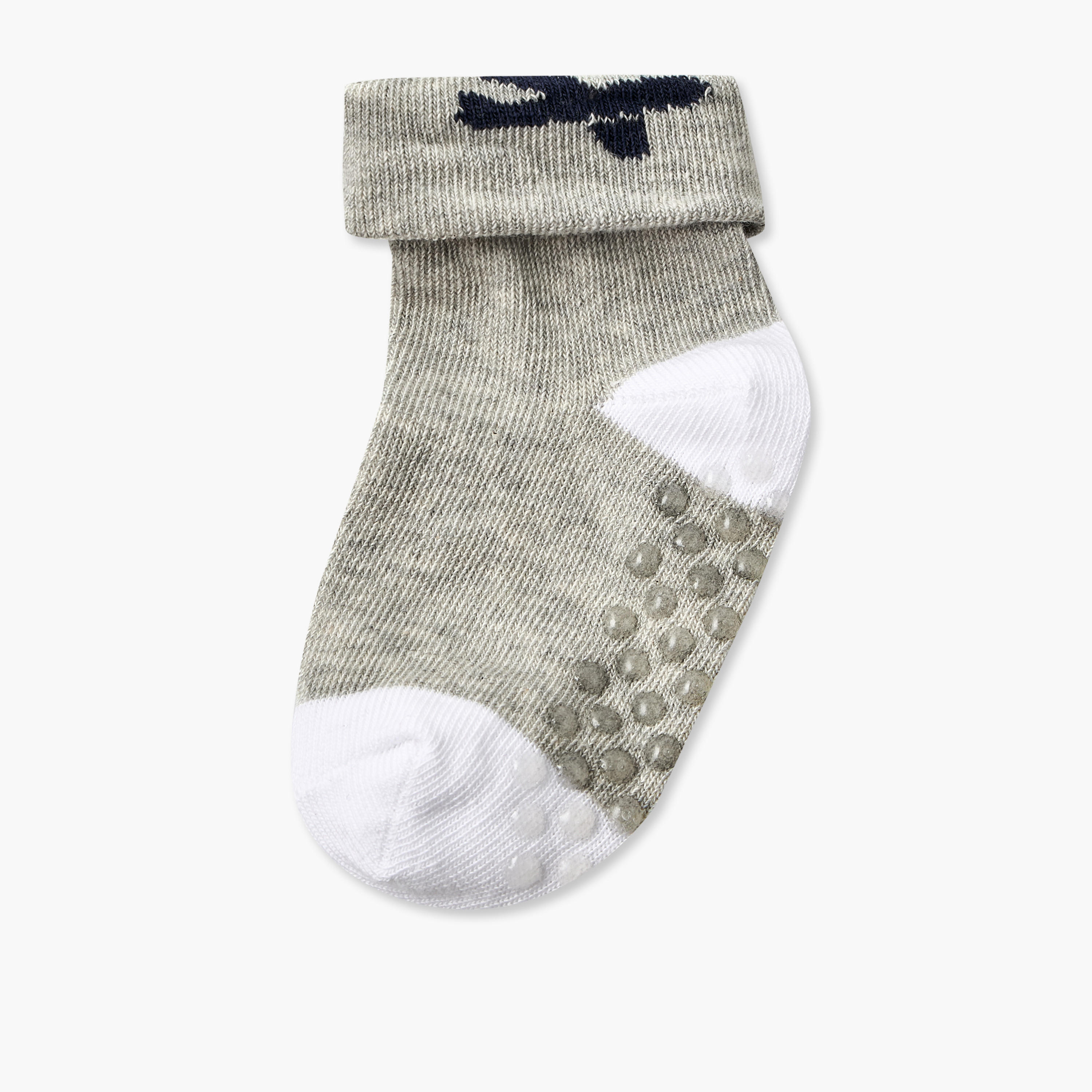 Pack of 5 Barefeet Cotton Ankle Length Baby Boys Socks with Strips-boys-accessories-socks-image-5