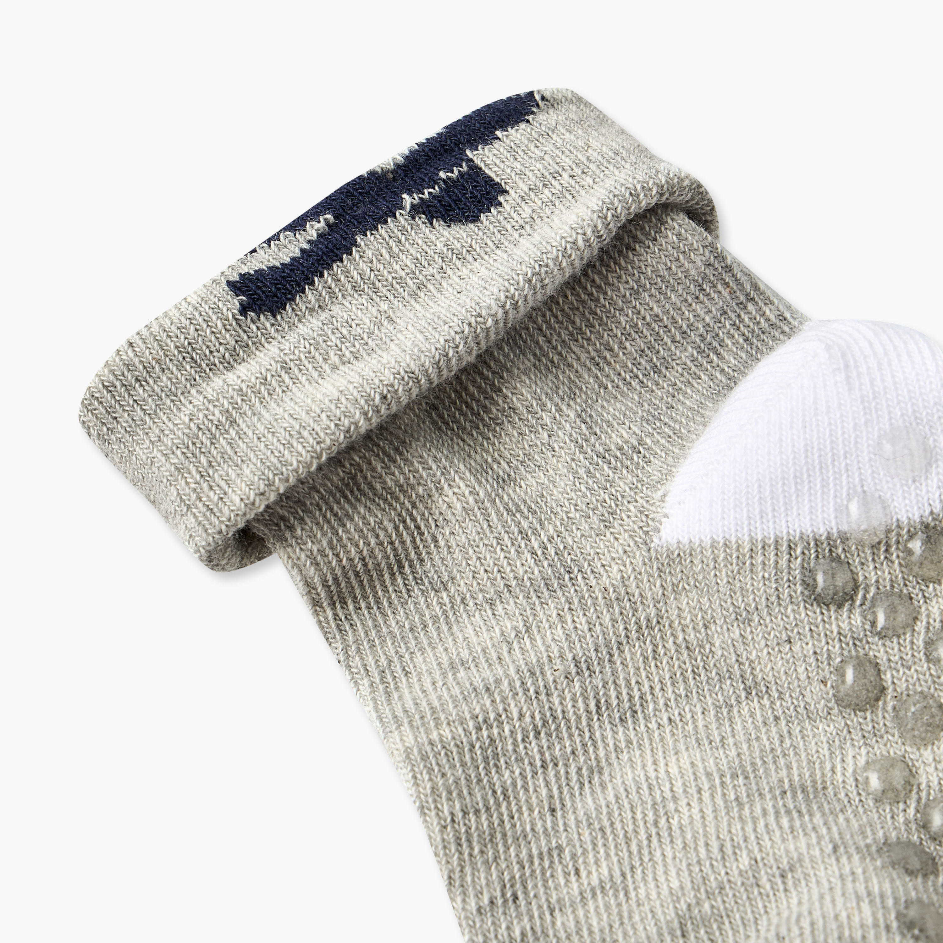 Pack of 5 Barefeet Cotton Ankle Length Baby Boys Socks with Strips-boys-accessories-socks-image-7