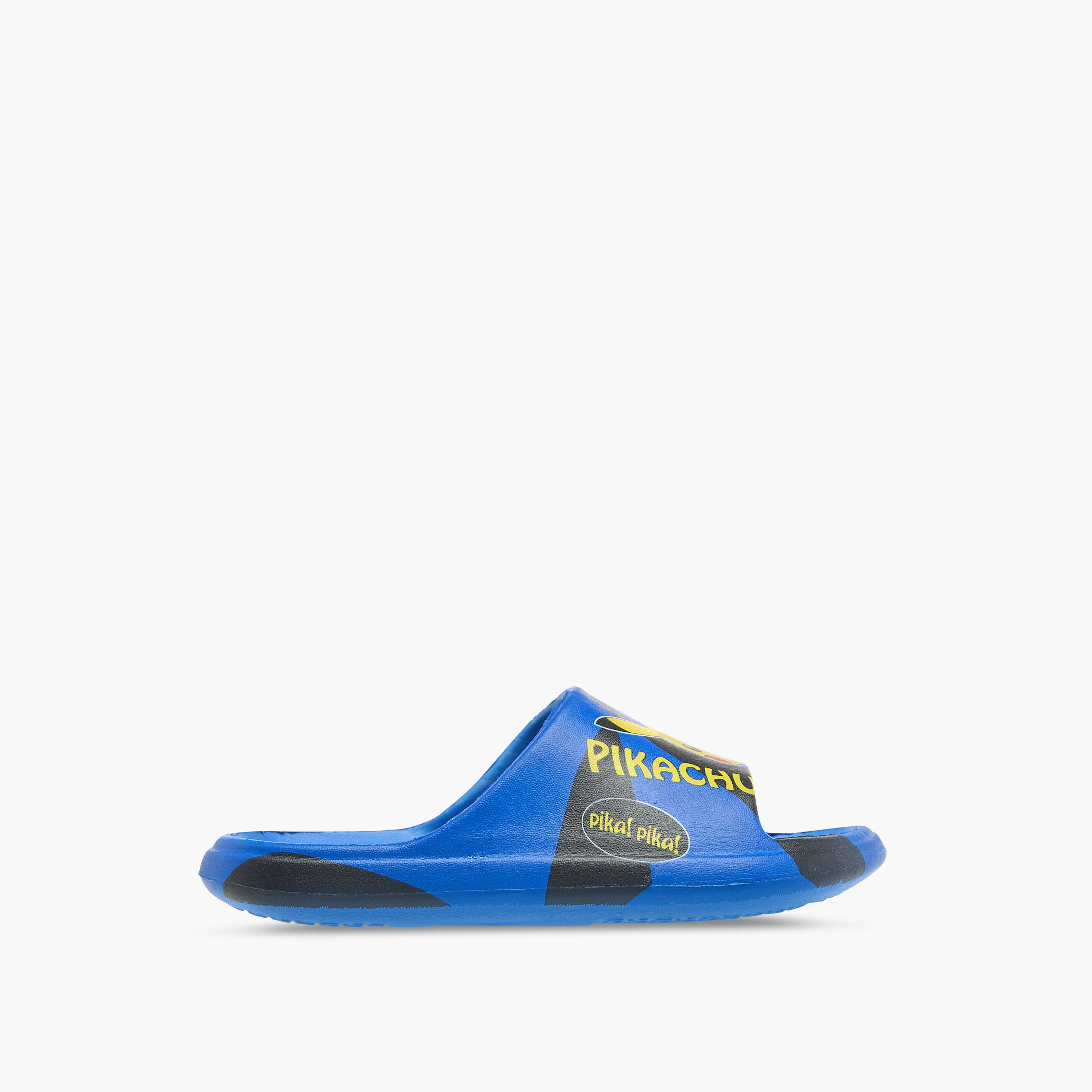 Pokemon Pikachu Print Slip-On Slides-boys-shoes-flipflopsandslides-image-2