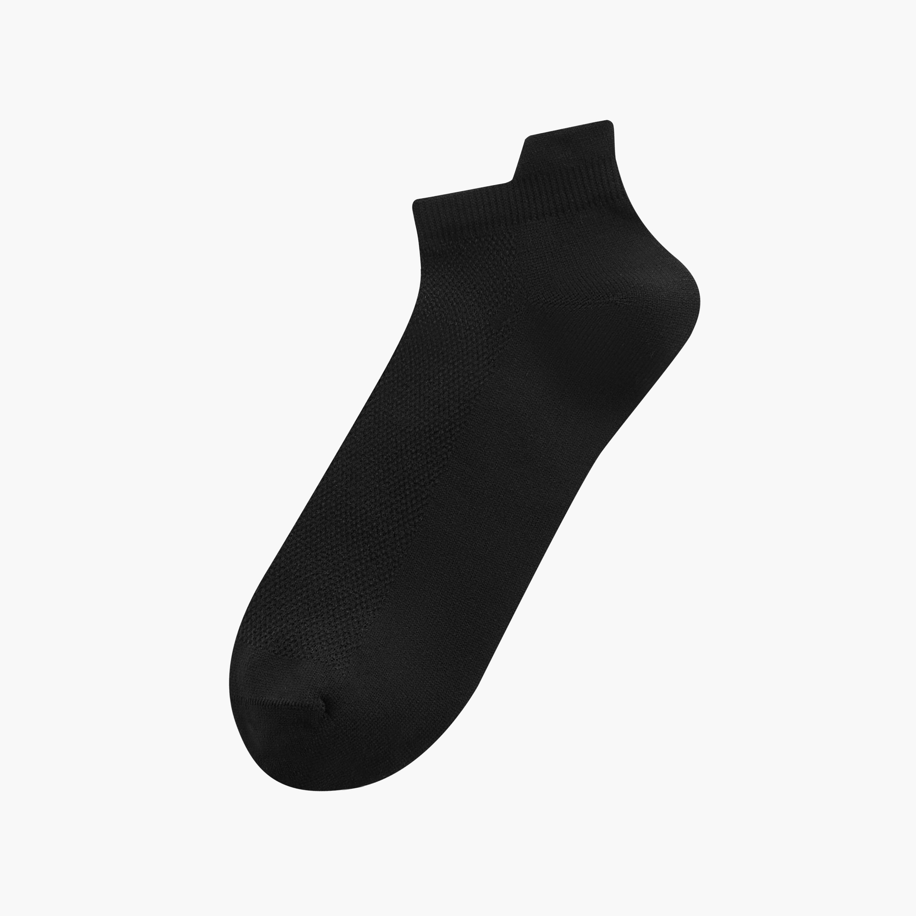 Dash Solid Ankle Length Sports Socks - Set of 3-men-socks-image-2