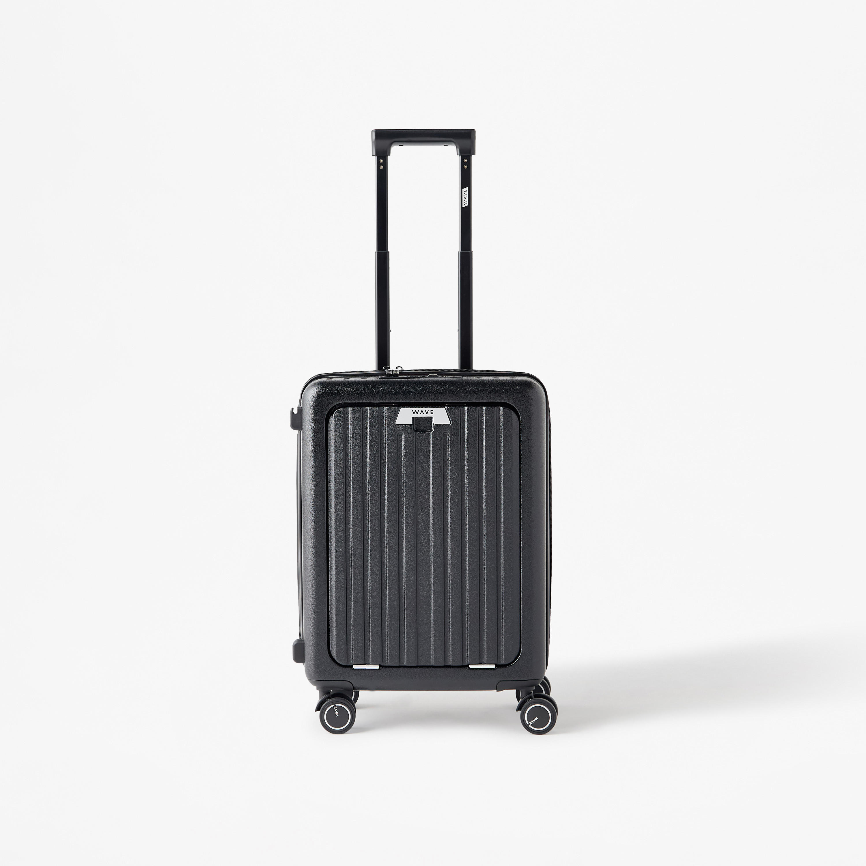 WAVE Textured Hardcase Trolley with Retractable Handle - 20 Inches Check-in Bag-travel-luggagesandbags-luggage-image-1