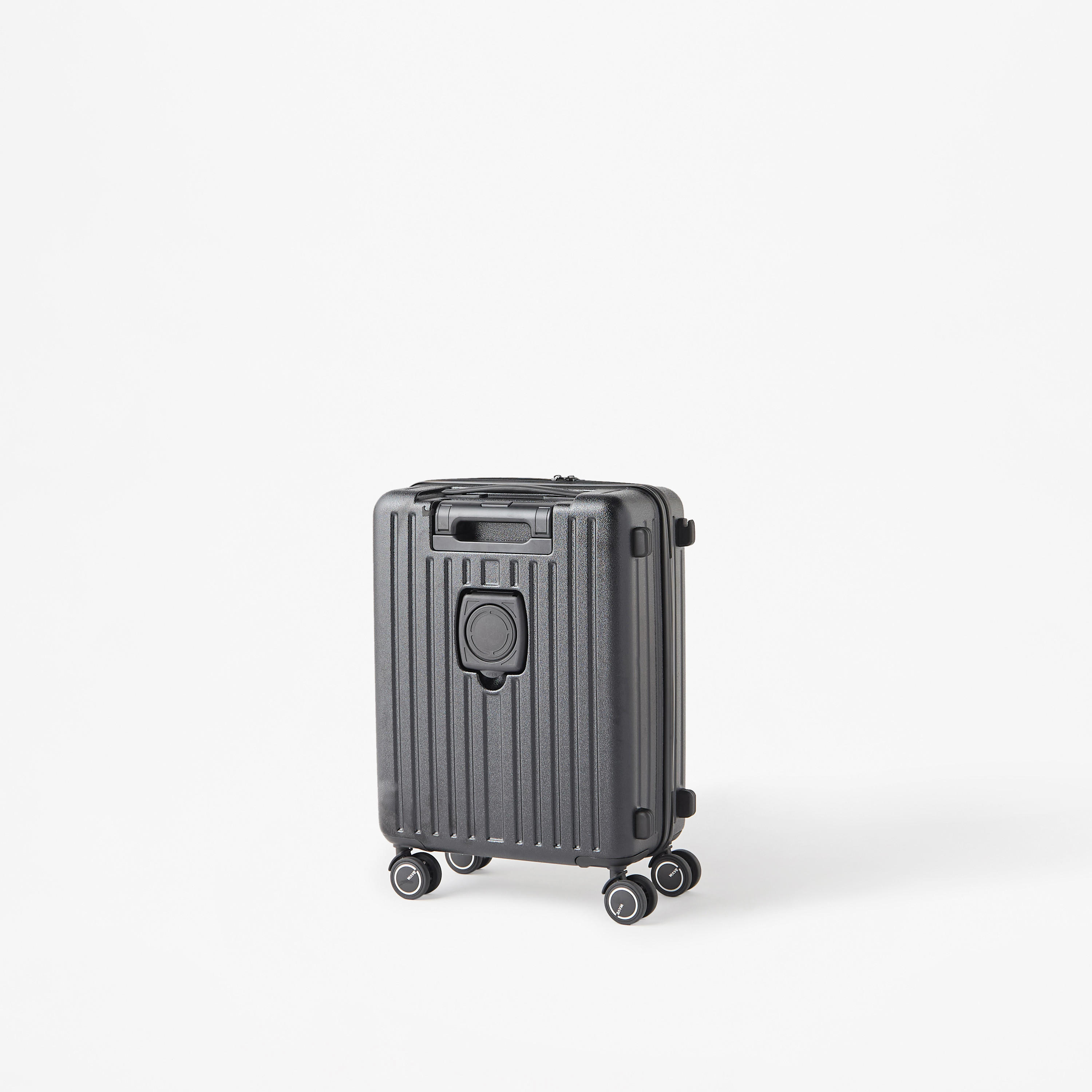 WAVE Textured Hardcase Trolley with Retractable Handle - 20 Inches Check-in Bag-travel-luggagesandbags-luggage-image-4