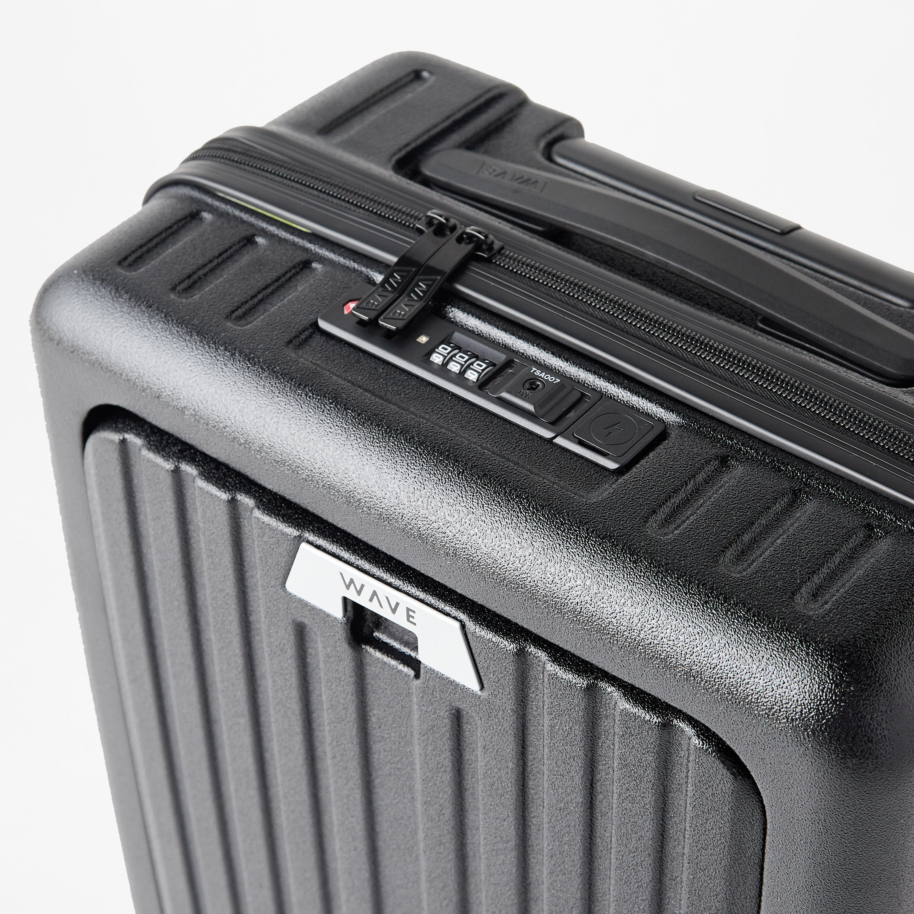 WAVE Textured Hardcase Trolley with Retractable Handle - 20 Inches Check-in Bag-travel-luggagesandbags-luggage-image-6