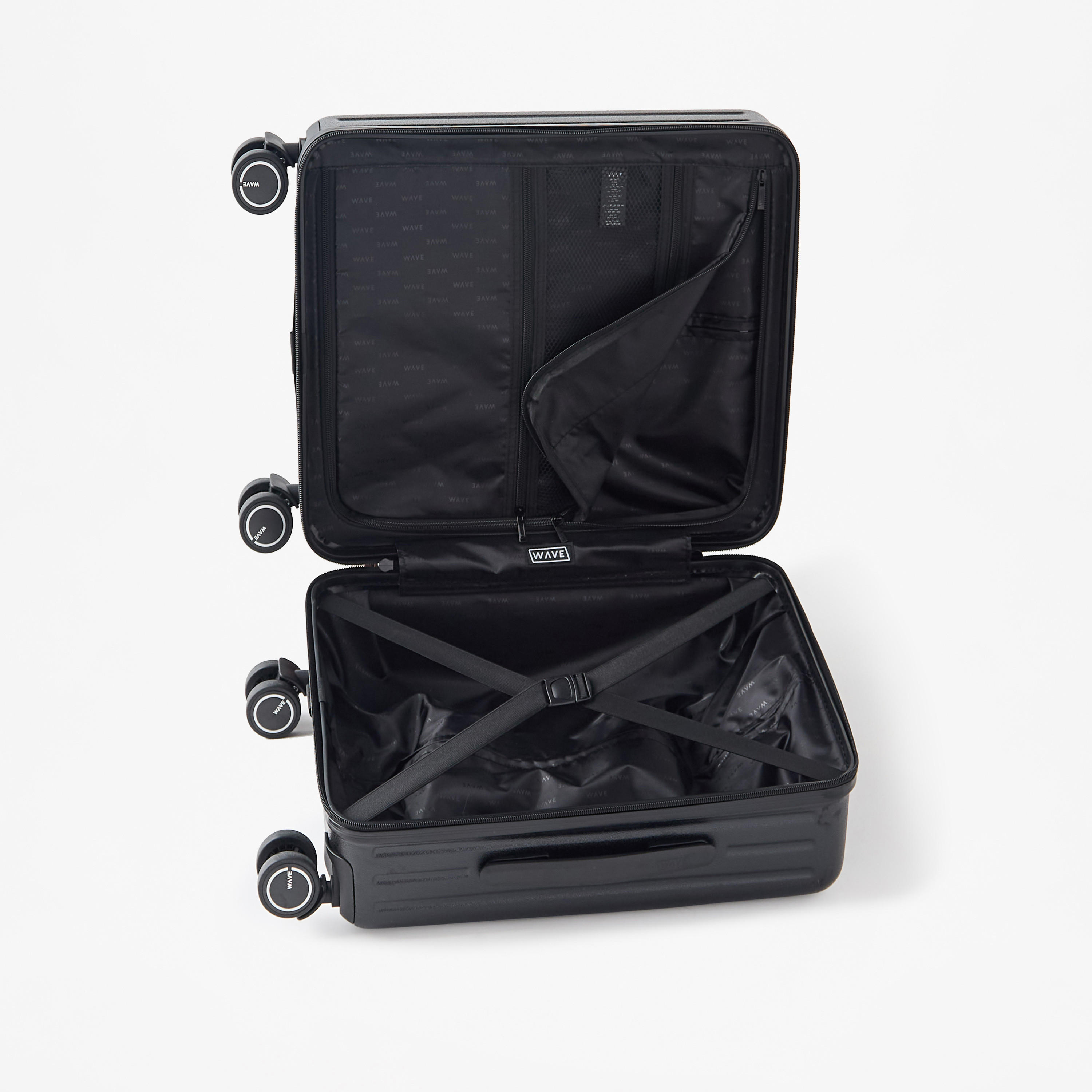 WAVE Textured Hardcase Trolley with Retractable Handle - 20 Inches Check-in Bag-travel-luggagesandbags-luggage-image-10