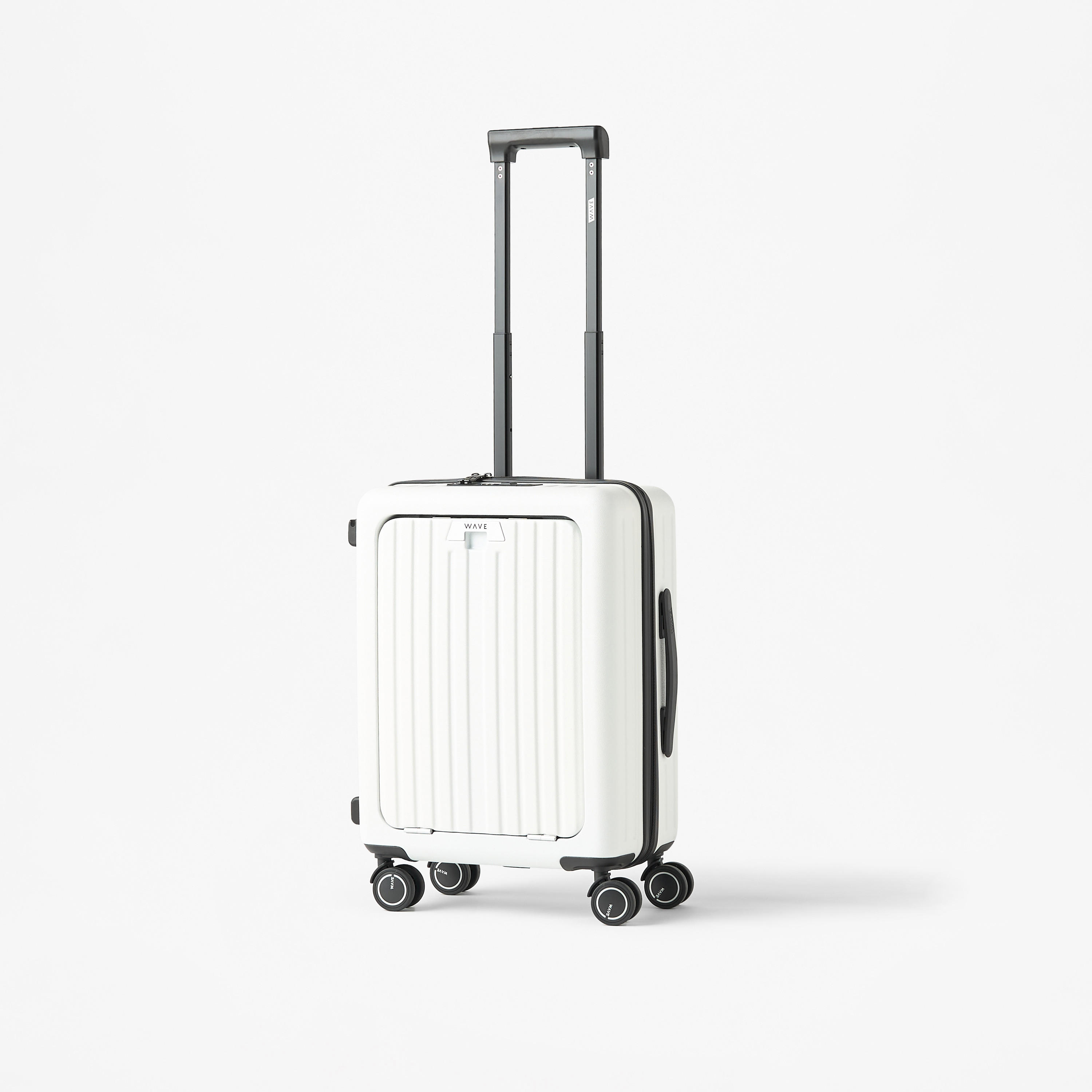 WAVE Textured Hardcase Trolley with Retractable Handle - 20 Inches Check-in Bag-travel-luggagesandbags-luggage-image-2