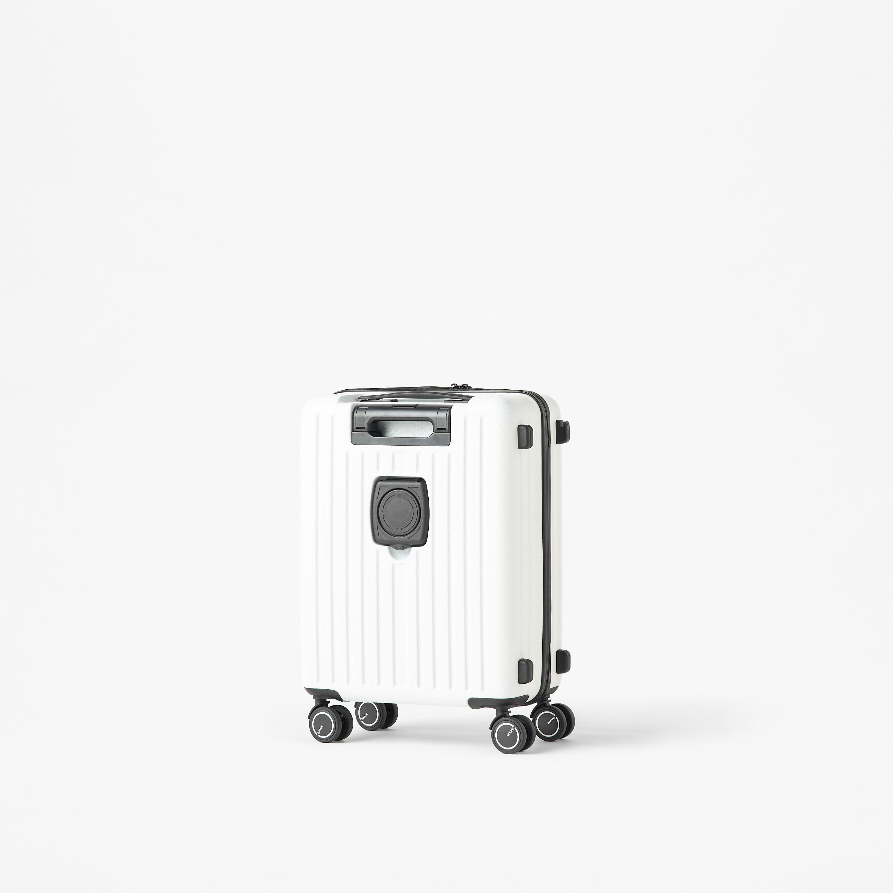 WAVE Textured Hardcase Trolley with Retractable Handle - 20 Inches Check-in Bag-travel-luggagesandbags-luggage-image-3