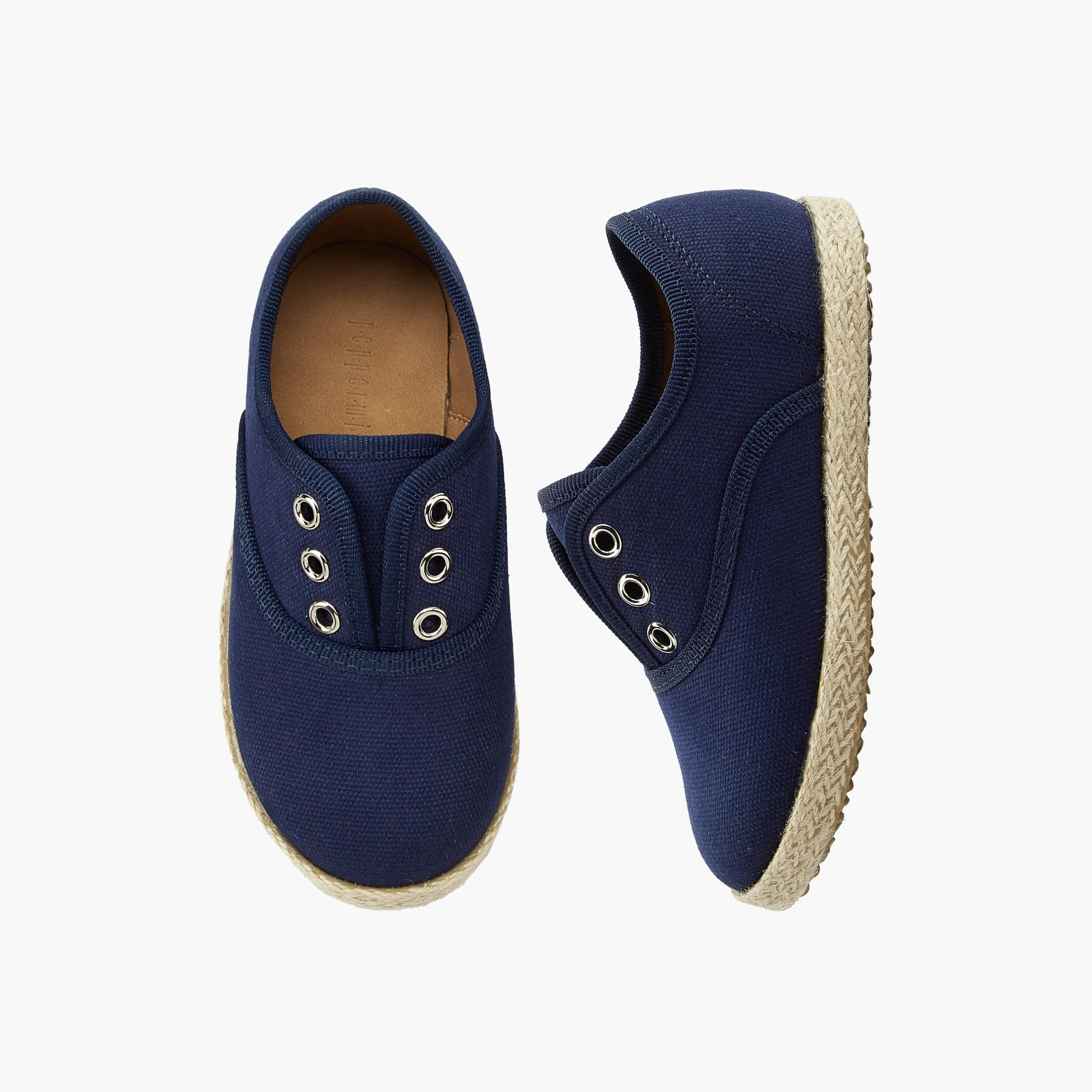 Peppermint Boys Eyelet Detail Espadrille Sneakers-boys-shoes-sneakers-image-1