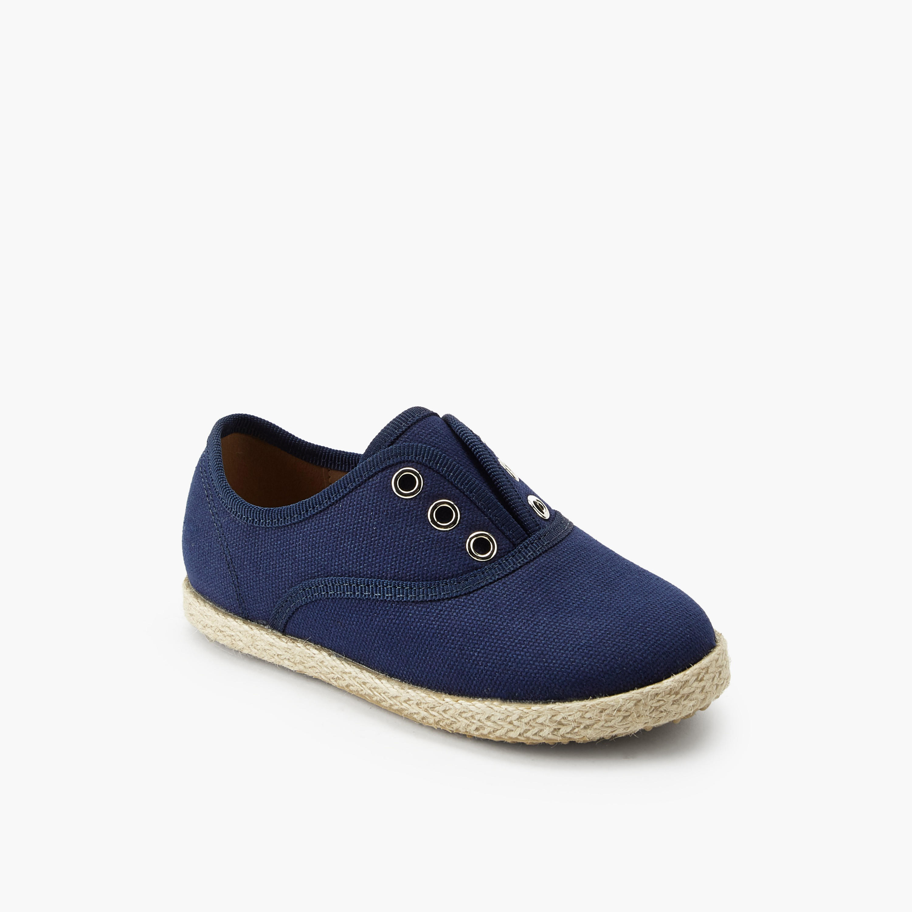 Peppermint Boys Eyelet Detail Espadrille Sneakers-boys-shoes-sneakers-image-2