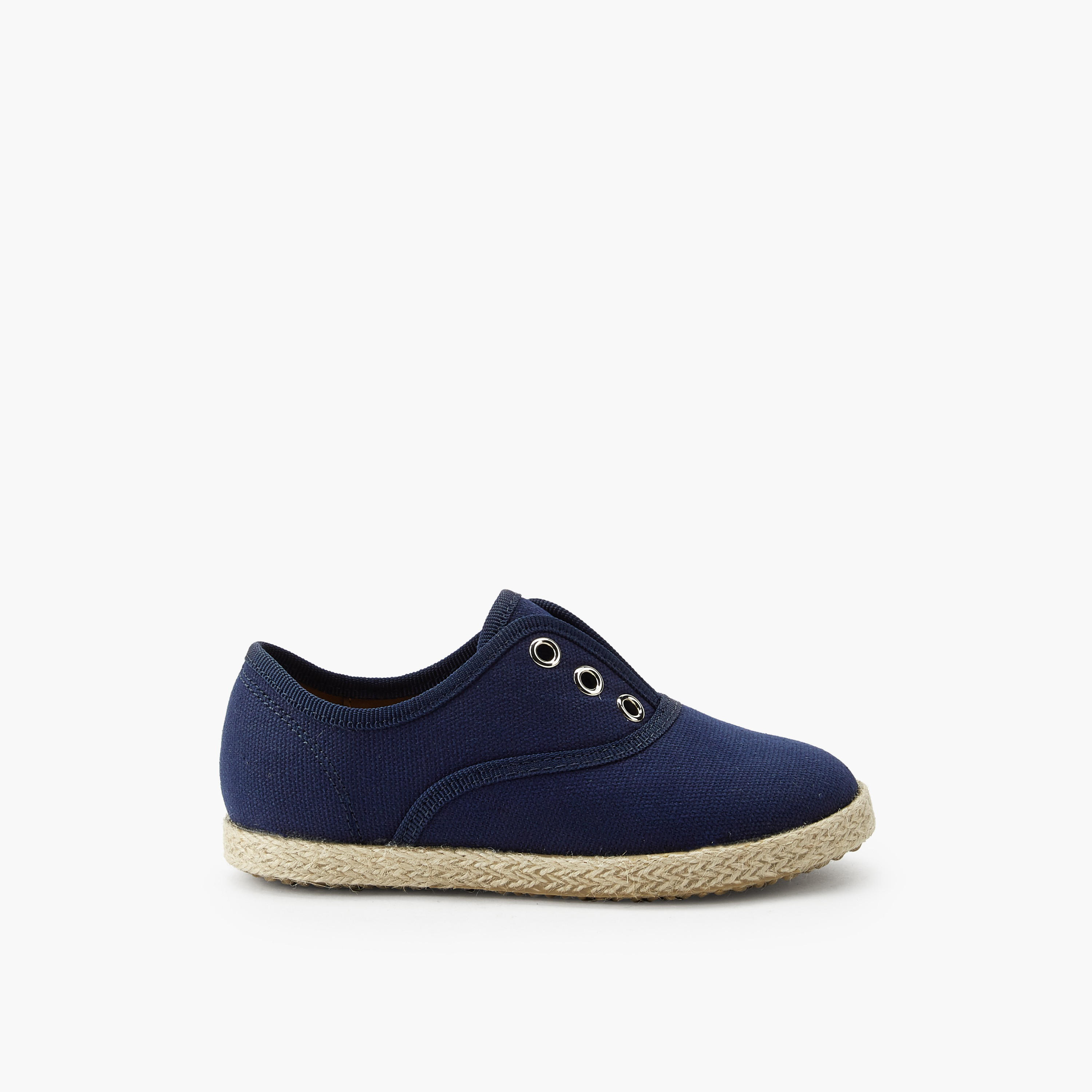 Peppermint Boys Eyelet Detail Espadrille Sneakers-boys-shoes-sneakers-image-3