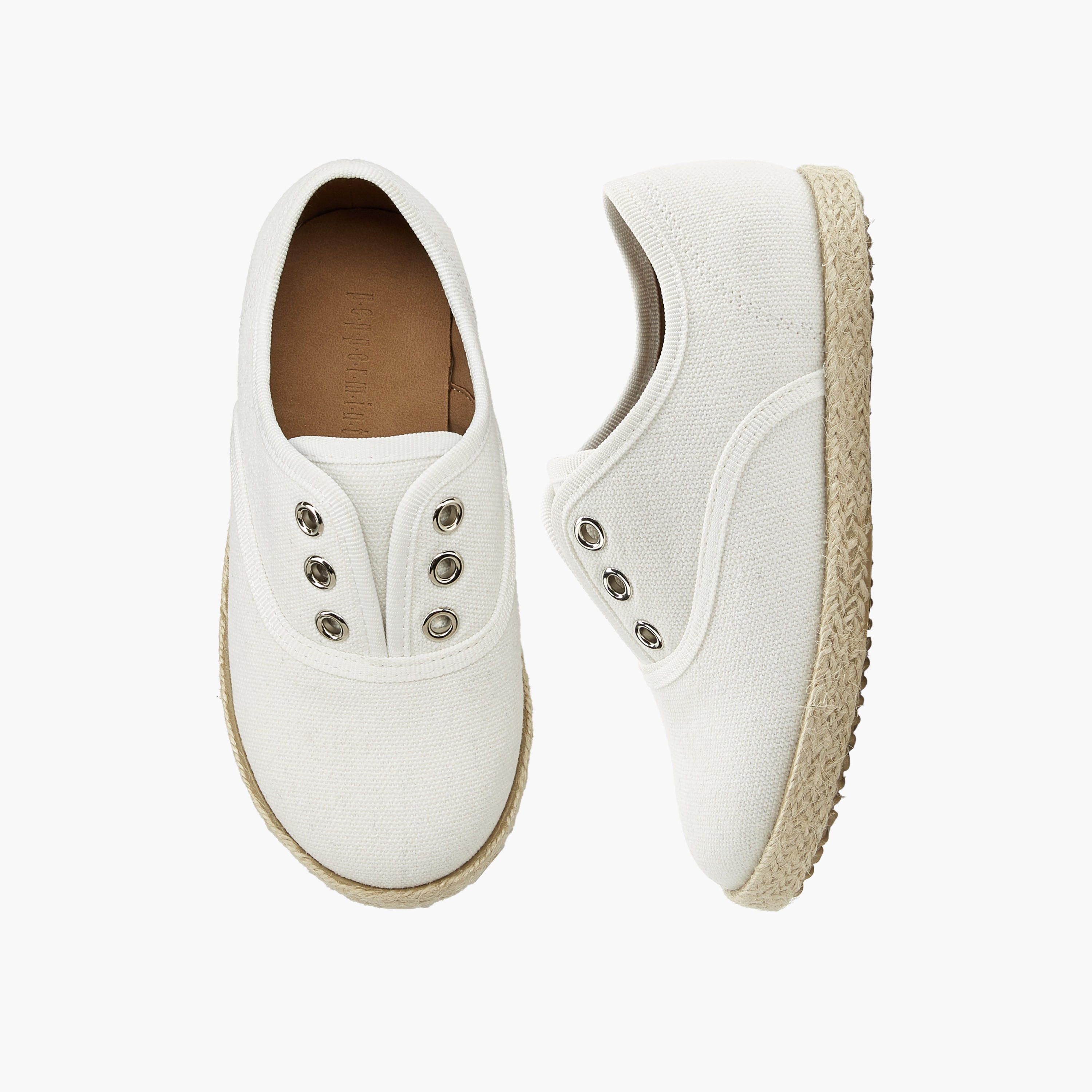 Peppermint Boys Eyelet Detail Espadrille Sneakers-boys-shoes-sneakers-image-1