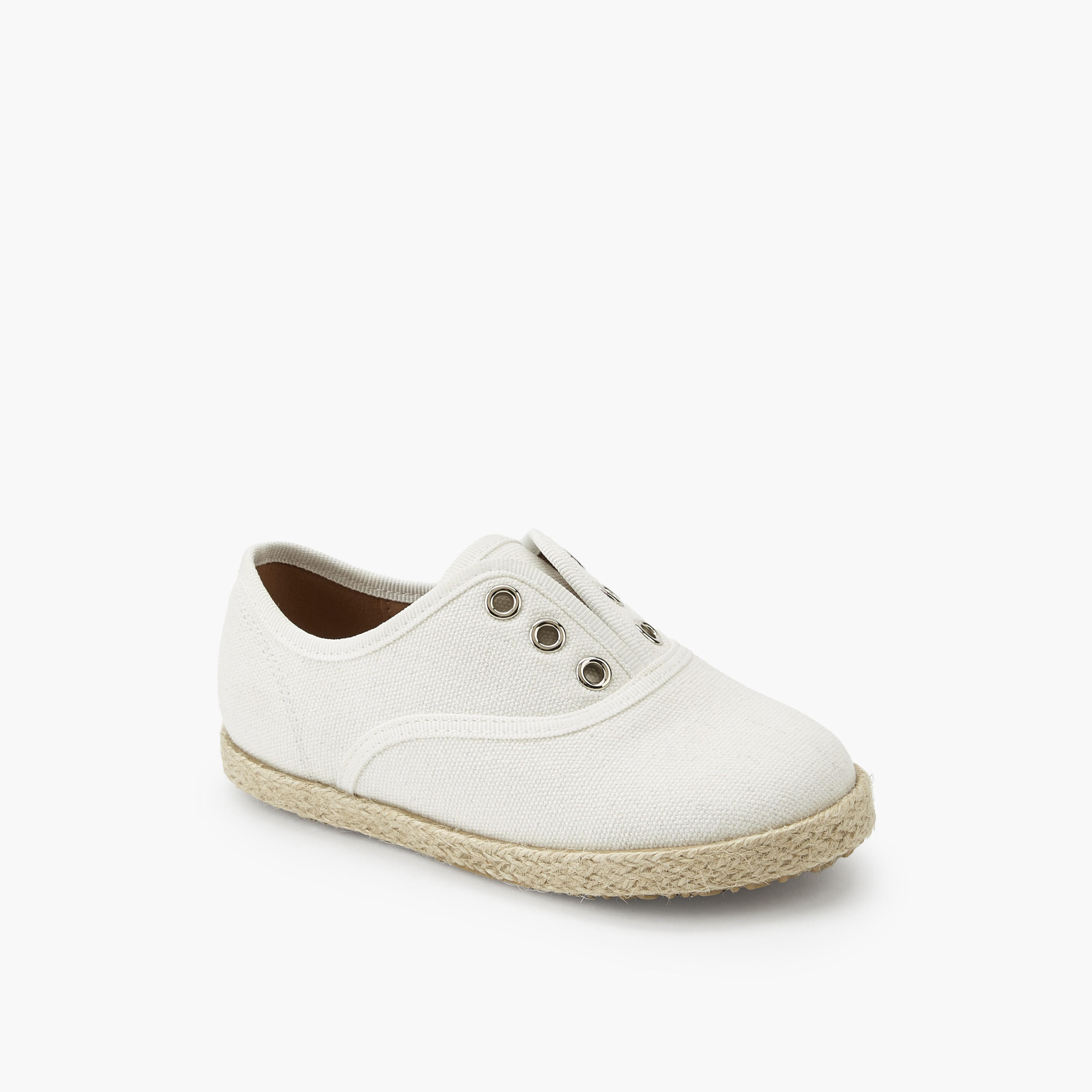 Peppermint Boys Eyelet Detail Espadrille Sneakers-boys-shoes-sneakers-image-2