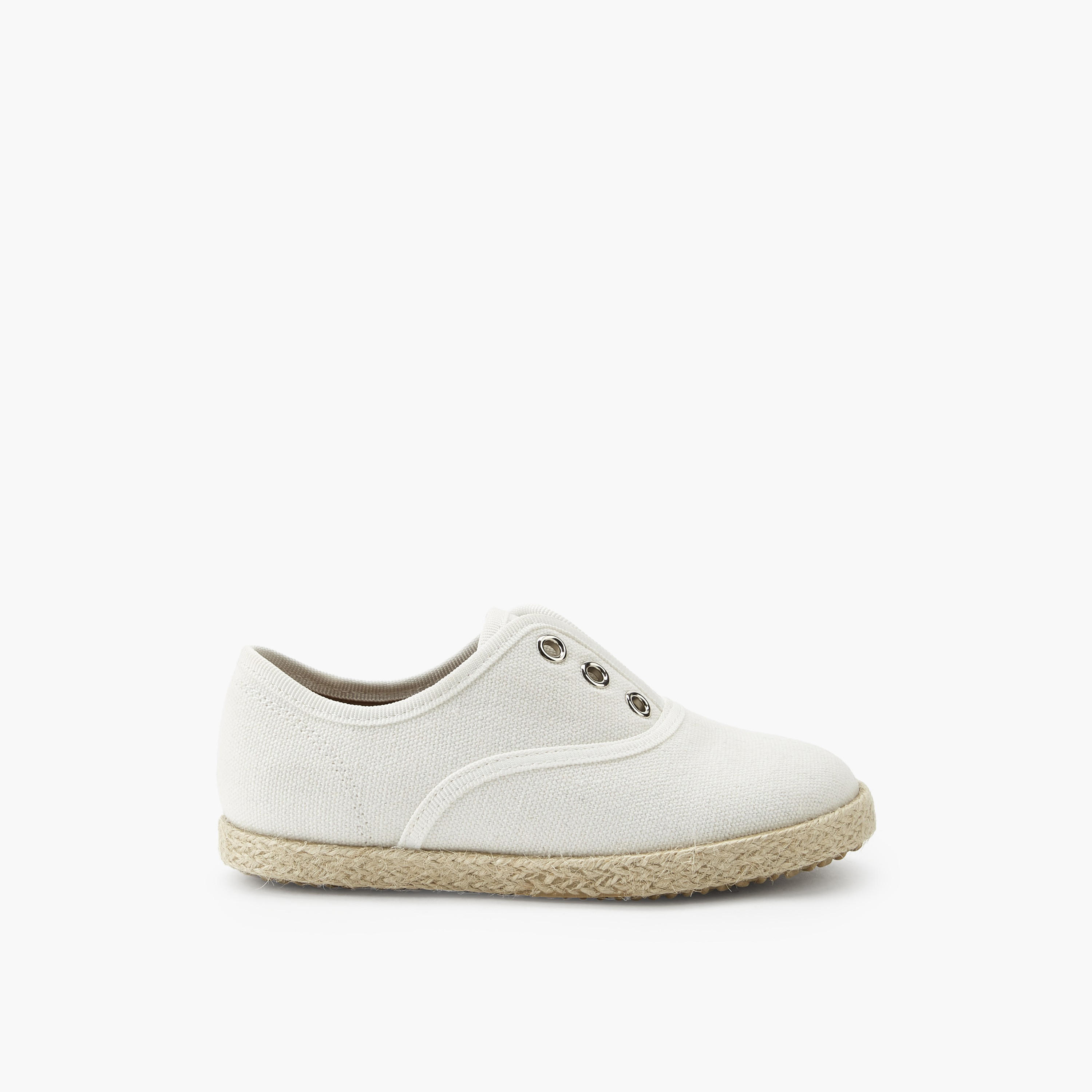 Peppermint Boys Eyelet Detail Espadrille Sneakers-boys-shoes-sneakers-image-3